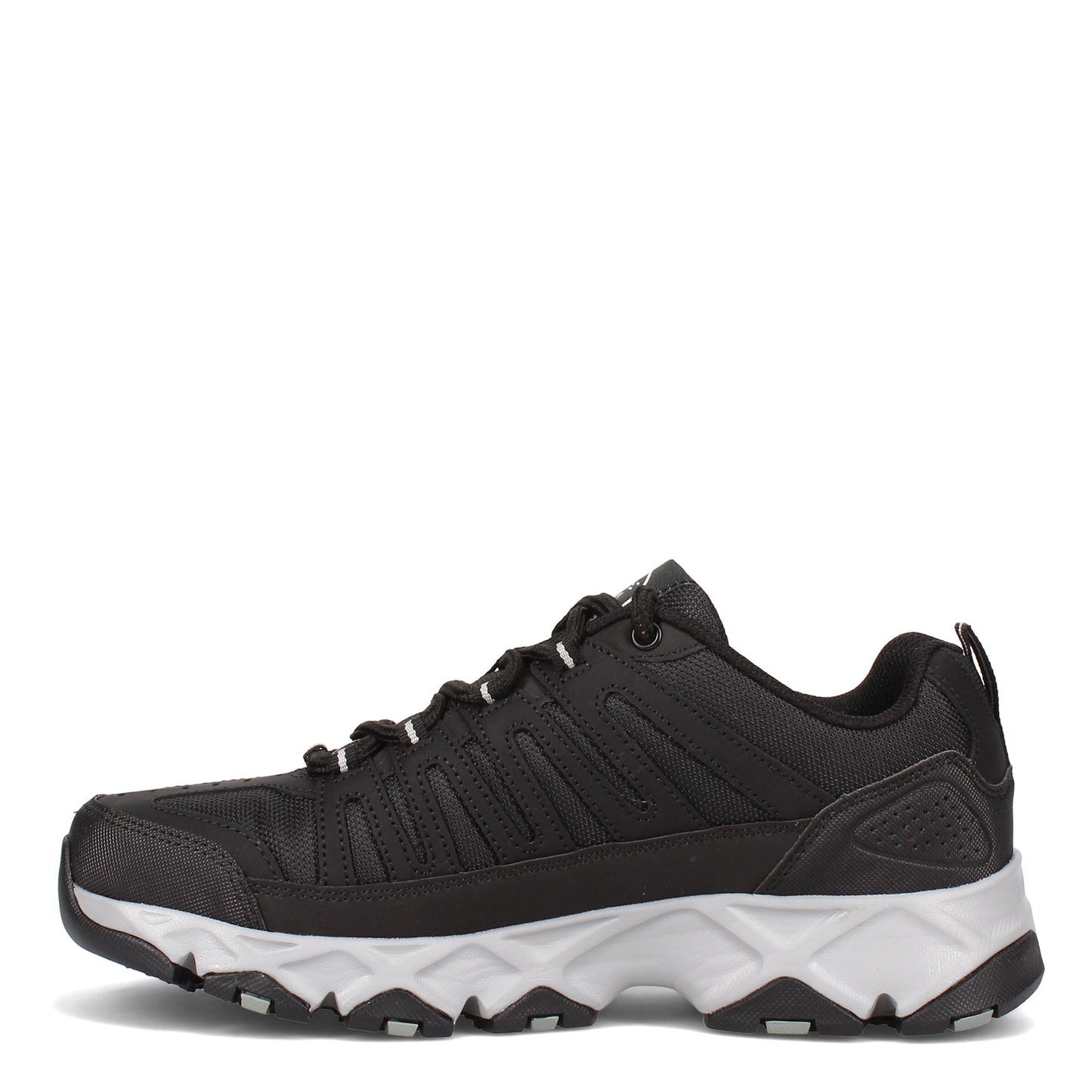 Peltz Shoes Men's Skechers Relaxed Fit: Crossbar - Stilholt Hiking Shoe - Wide Width Black/Gray 51887EWW-BKGY
