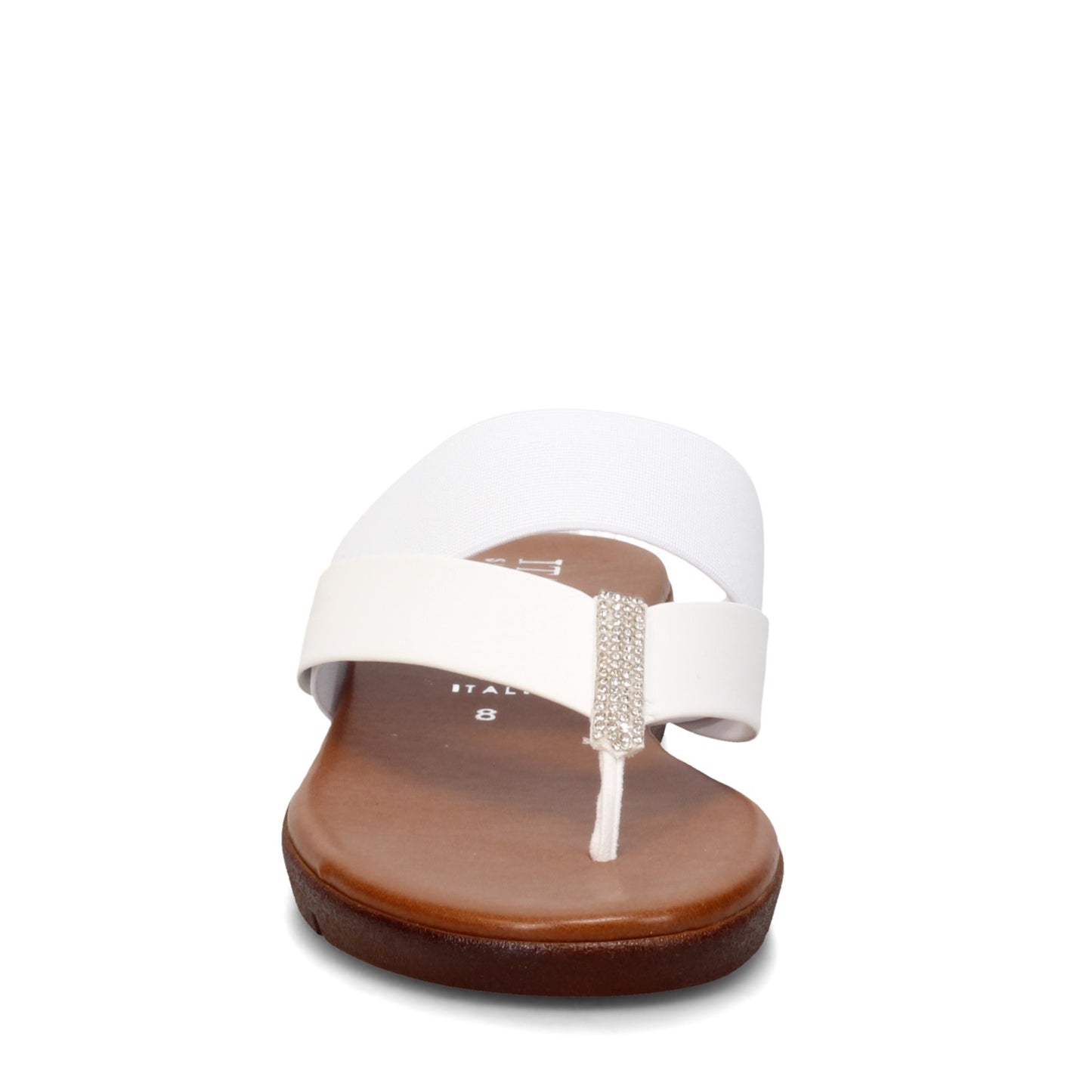 Peltz Shoes Women's Italian Shoemakers Diorys Sandal WHITE 5191S22-WHITE