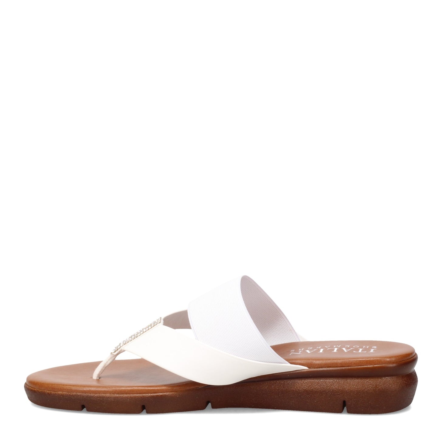 Peltz Shoes Women's Italian Shoemakers Diorys Sandal WHITE 5191S22-WHITE