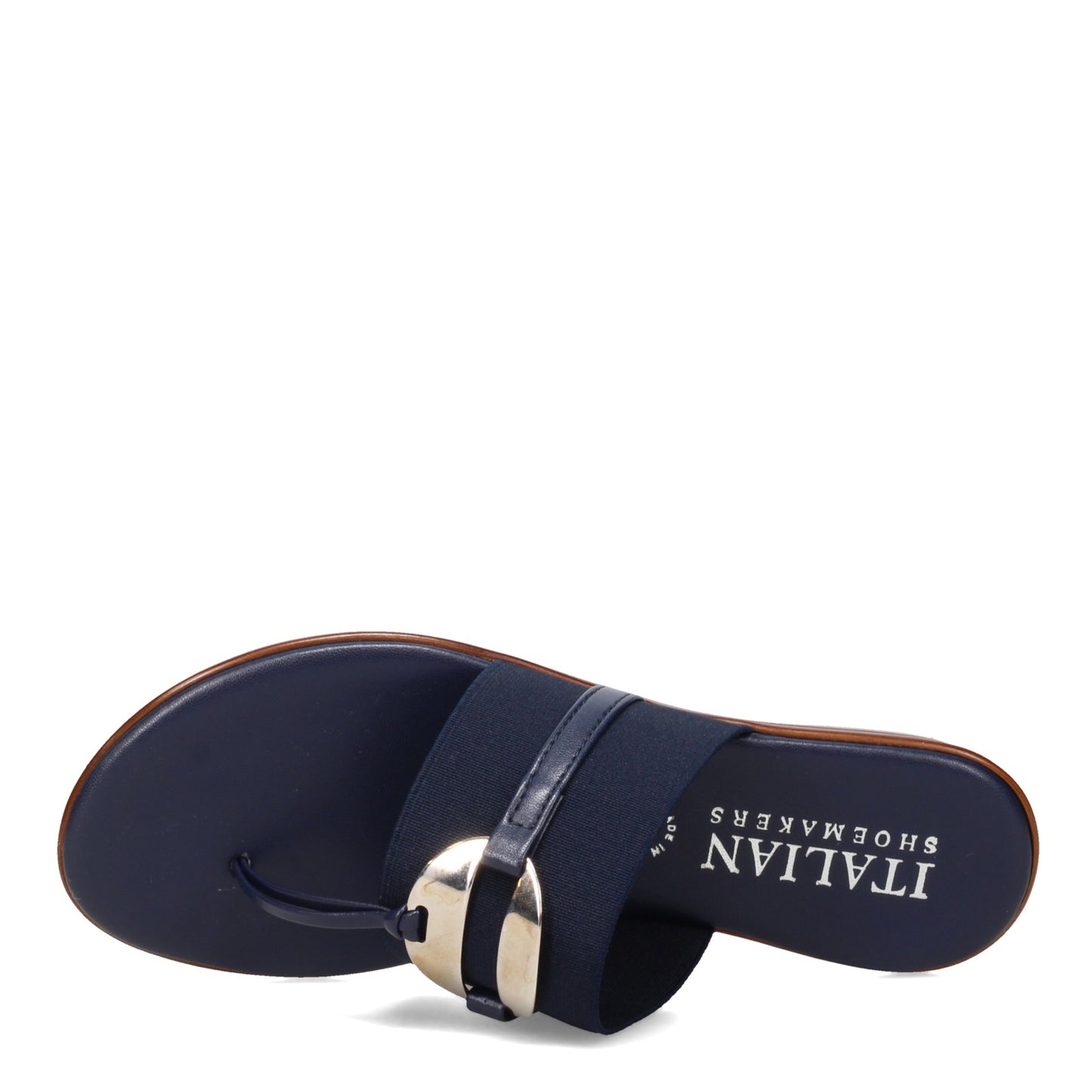 Peltz Shoes Women's Italian Shoemakers Lietty Sandal NAVY 5258S22-NAVY