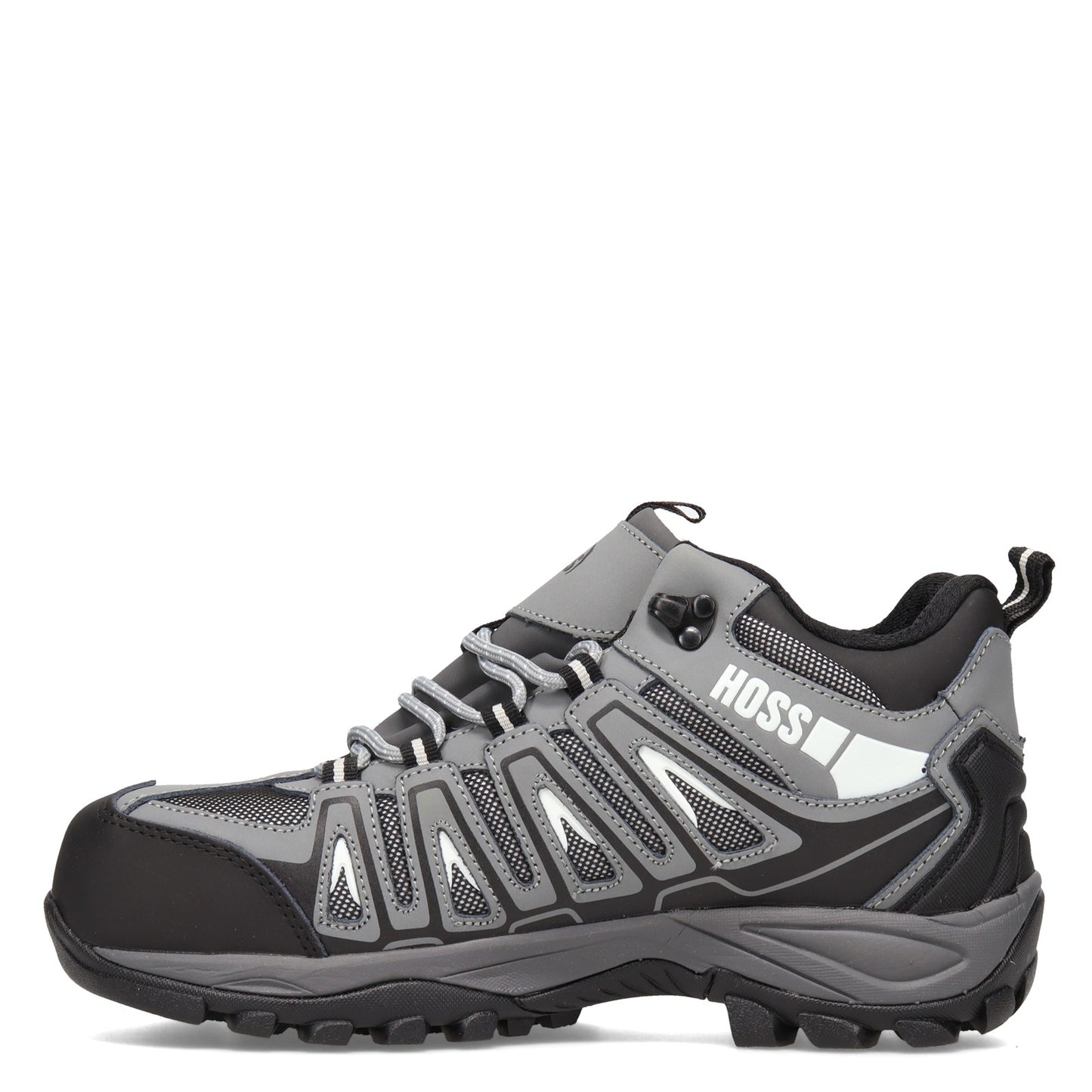 Peltz Shoes Men's Hoss Trail Comp Toe Waterproof Work Boot GRAY 53023