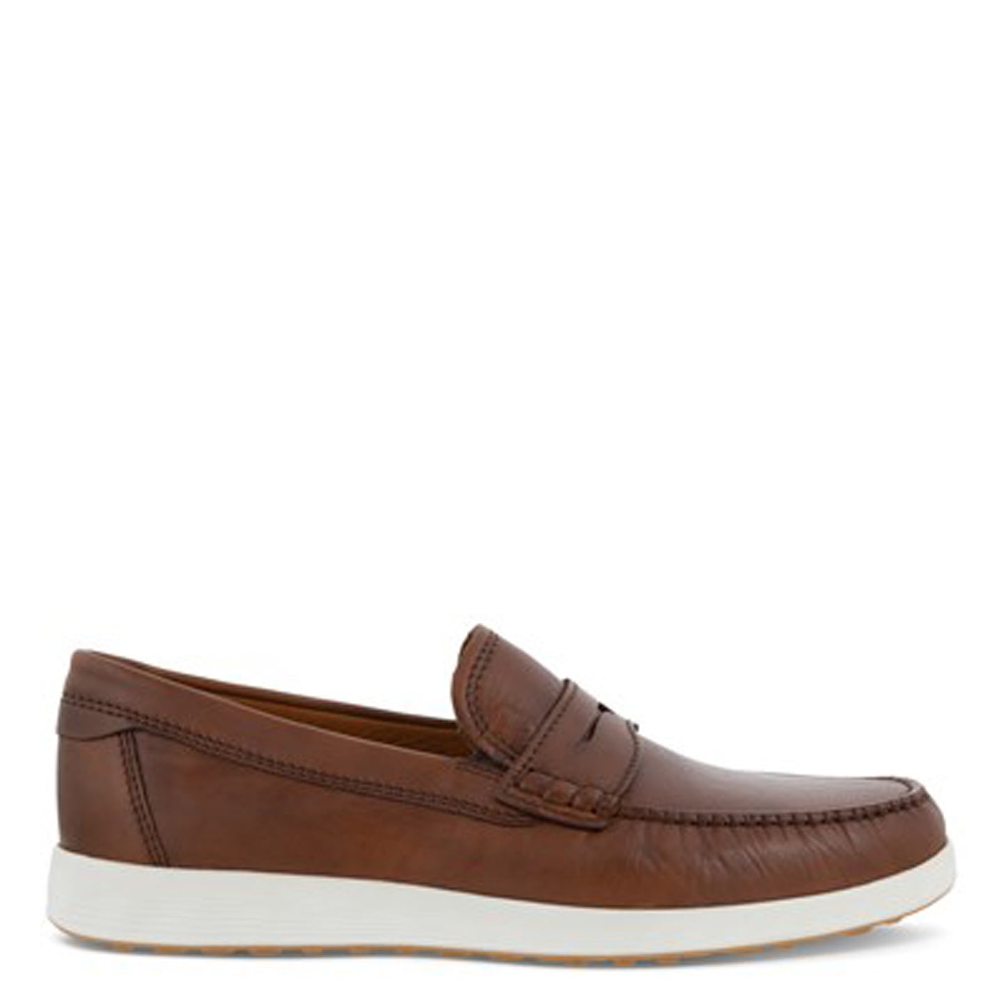 Peltz Shoes Men's Ecco S Lite Moc Penny Slip-On Cognac 540534-01053
