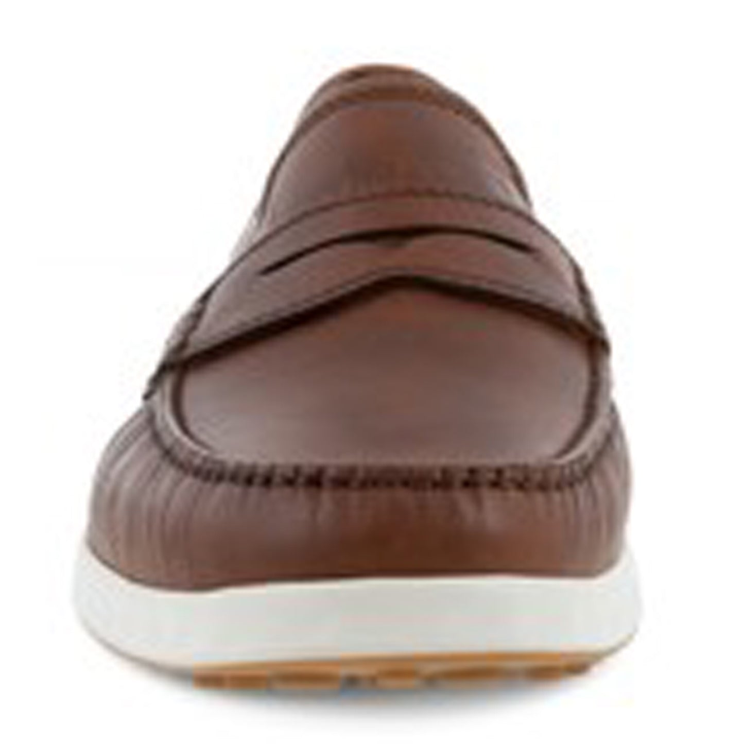 Peltz Shoes Men's Ecco S Lite Moc Penny Slip-On Cognac 540534-01053