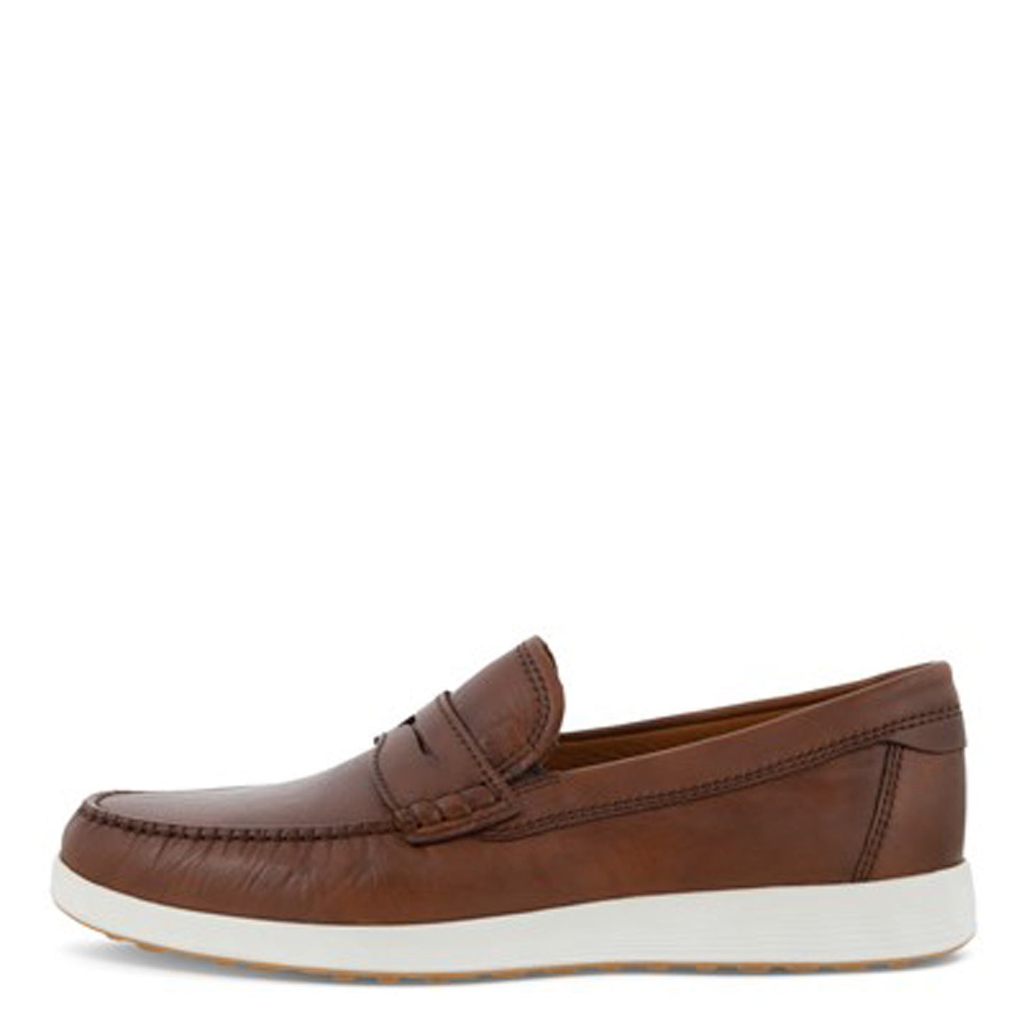 Peltz Shoes Men's Ecco S Lite Moc Penny Slip-On Cognac 540534-01053