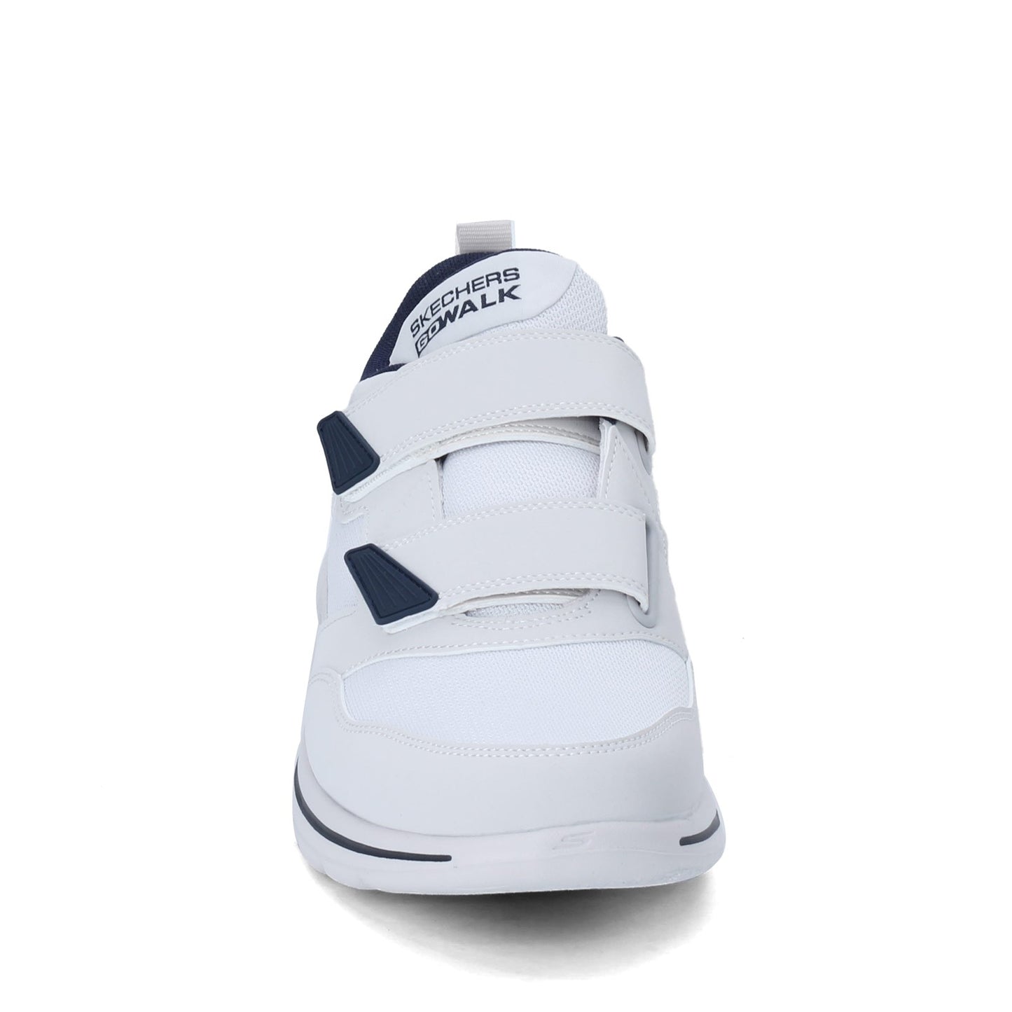 Peltz Shoes Men's Skechers GOwalk 5 - Wistful Sneaker WHITE NAVY 55515-WNV
