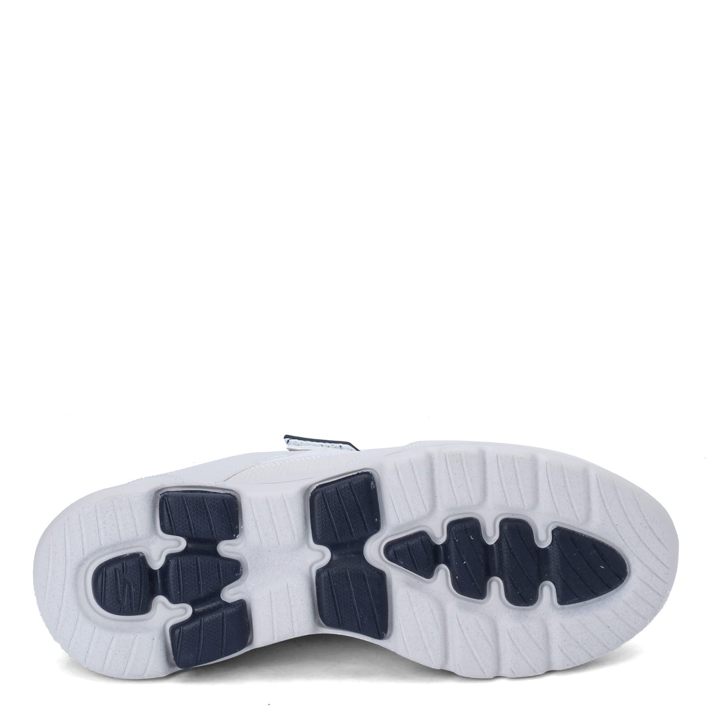 Peltz Shoes Men's Skechers GOwalk 5 - Wistful Sneaker WHITE NAVY 55515-WNV