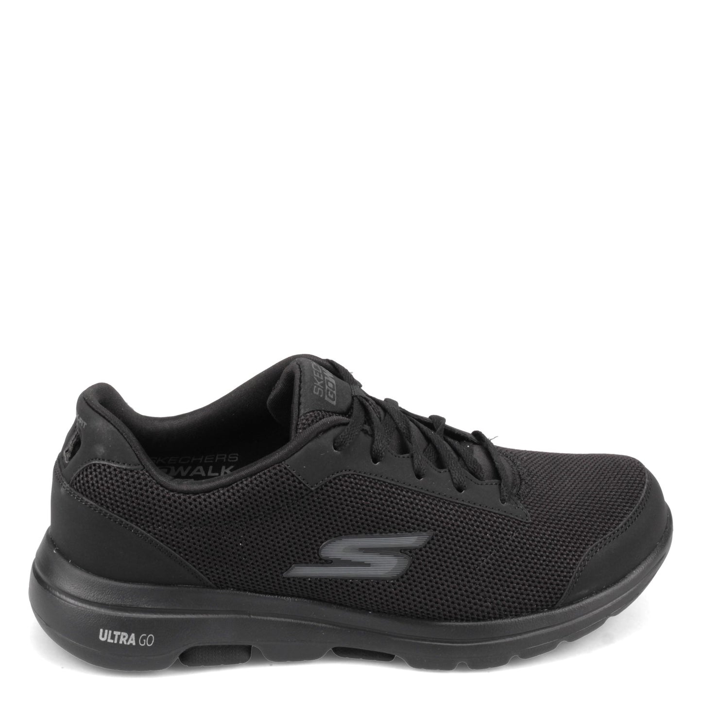 Peltz Shoes Men's Skechers Go Walk 5 - Demitasse Sneaker - Wide Width BLACK 55519EWW-BBK