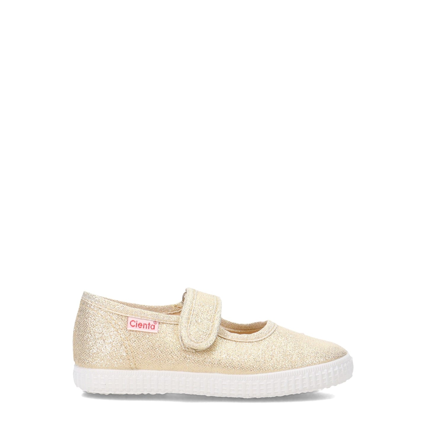 Peltz Shoes Girl's Cienta Glitter Mary Jane Sneaker - Toddler & Little Kid GOLD 56083.25
