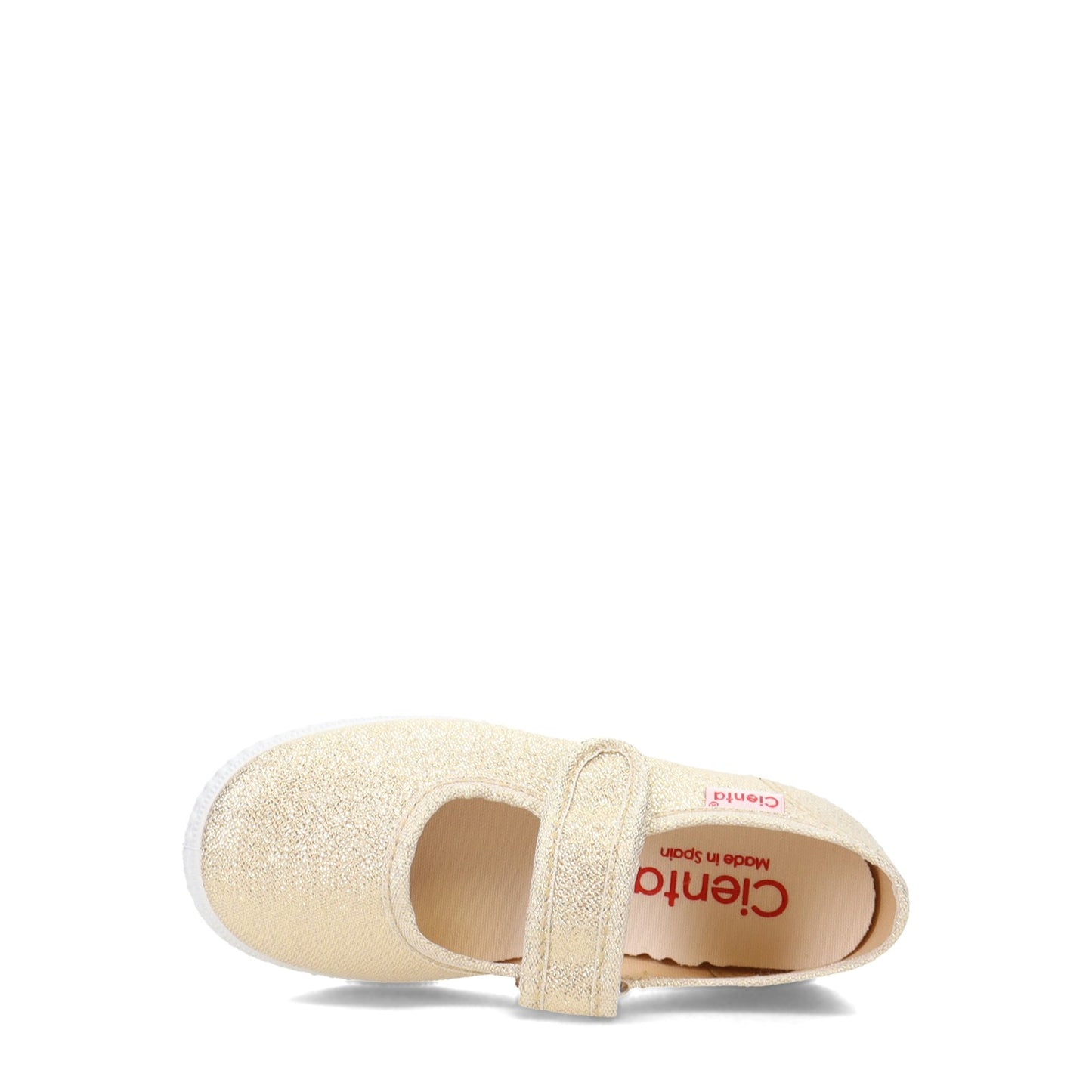 Peltz Shoes Girl's Cienta Glitter Mary Jane Sneaker - Toddler & Little Kid GOLD 56083.25