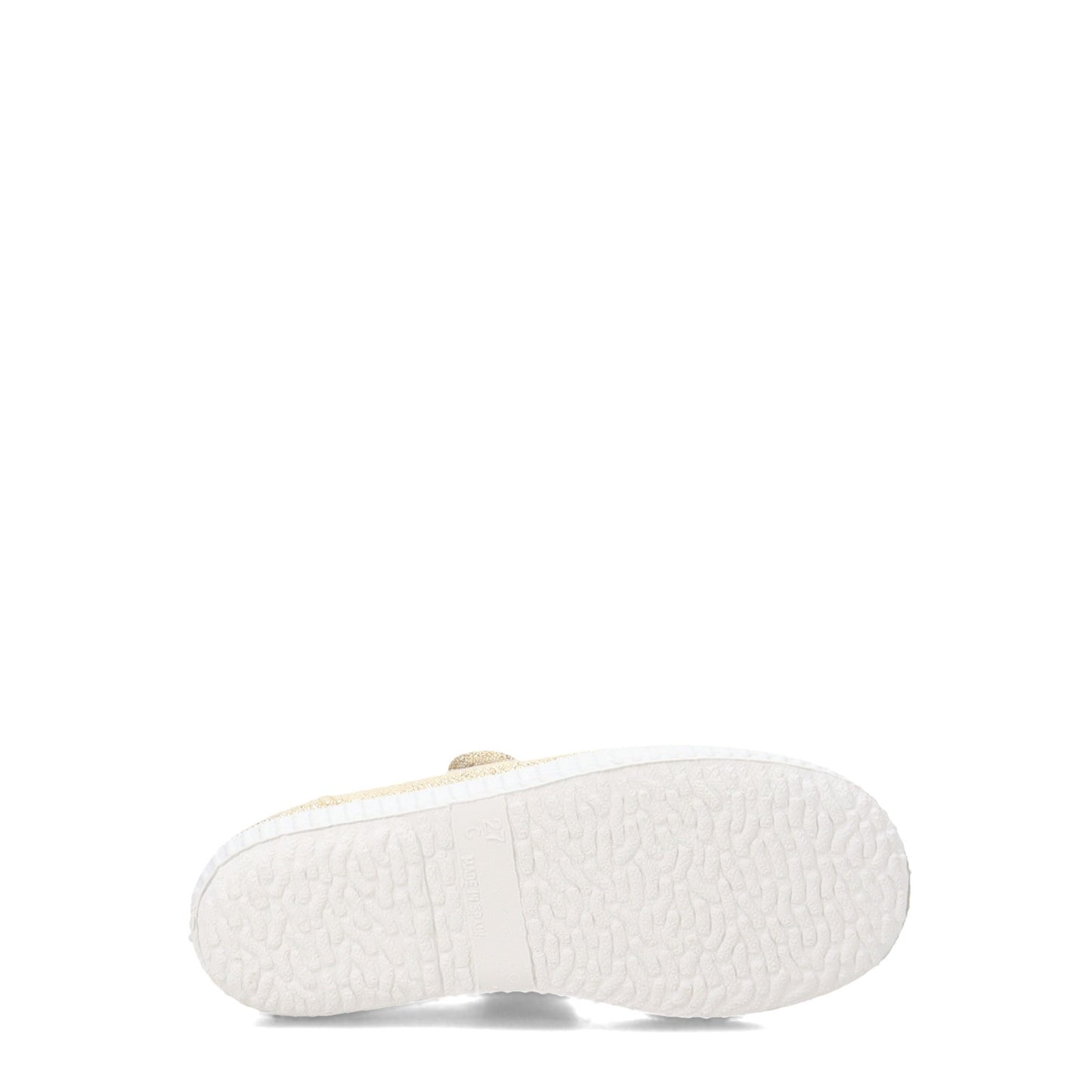 Peltz Shoes Girl's Cienta Glitter Mary Jane Sneaker - Toddler & Little Kid GOLD 56083.25