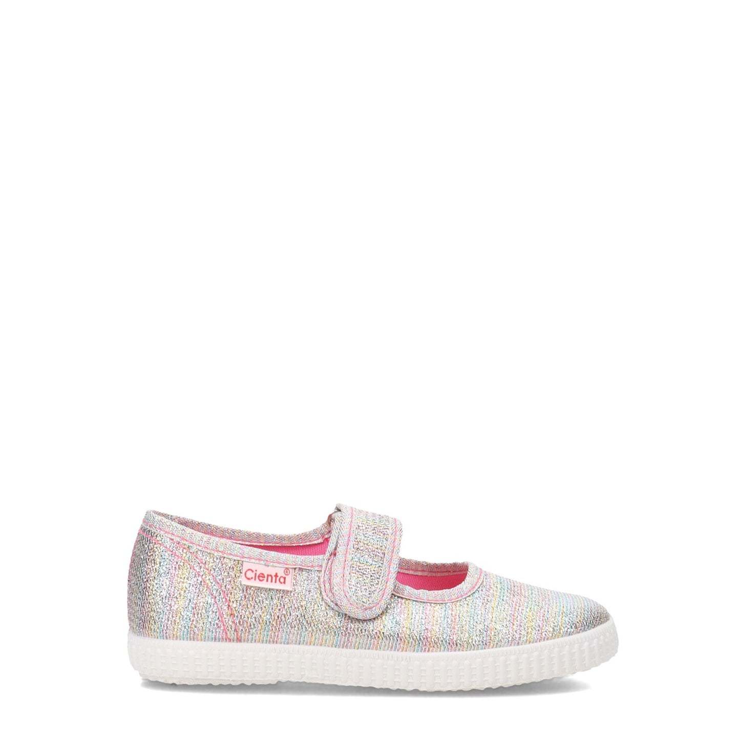 Peltz Shoes Girl's Cienta Glitter Mary Jane Sneaker - Toddler & Little Kid RAINBOW 56083.96
