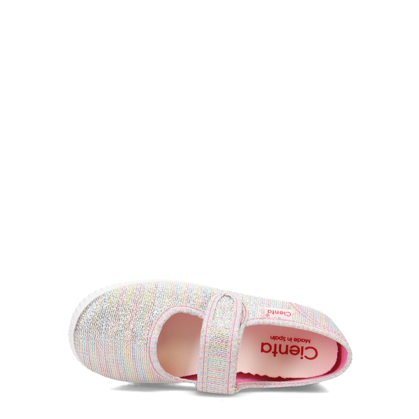 Peltz Shoes Girl's Cienta Glitter Mary Jane Sneaker - Toddler & Little Kid RAINBOW 56083.96
