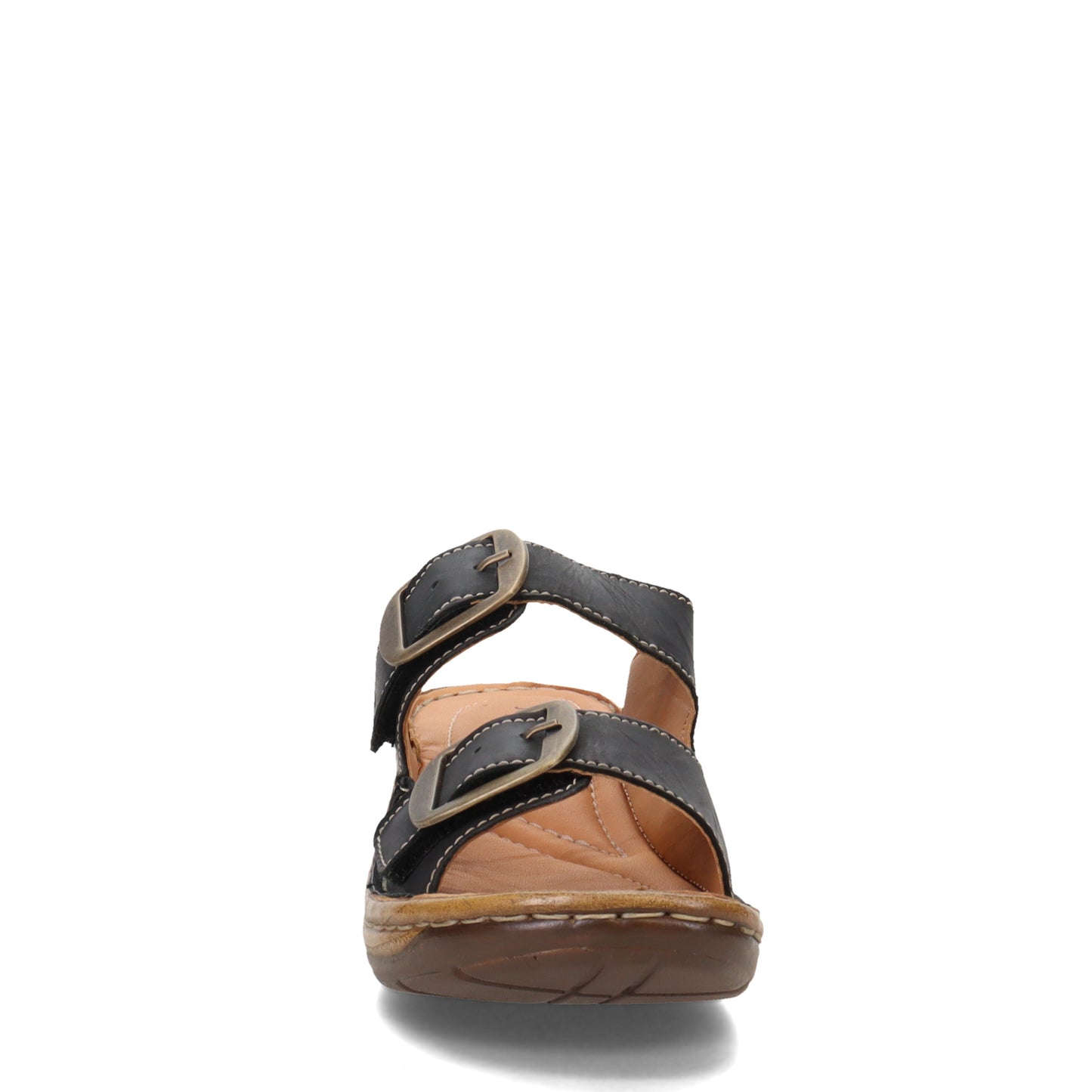 Peltz Shoes Women's Josef Seibel Catalonia 76 Sandal BLACK 56576-95100