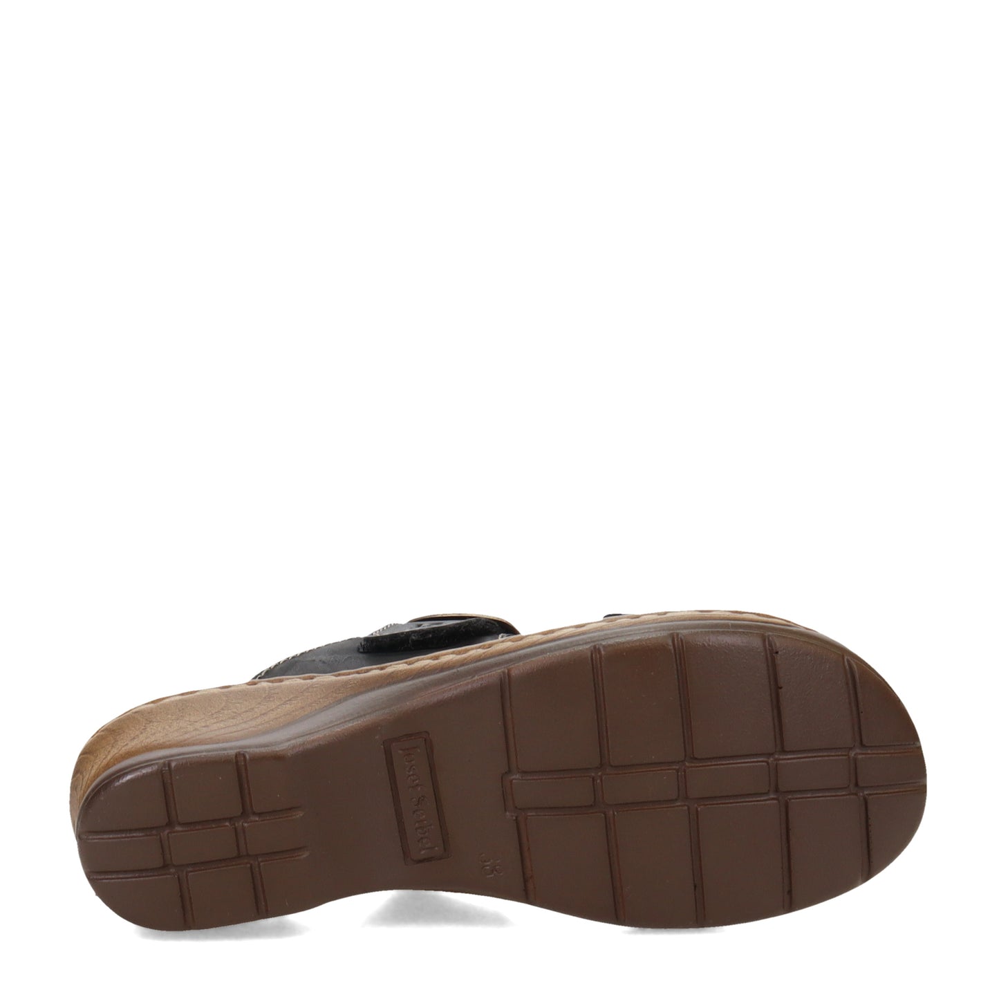 Peltz Shoes Women's Josef Seibel Catalonia 76 Sandal BLACK 56576-95100