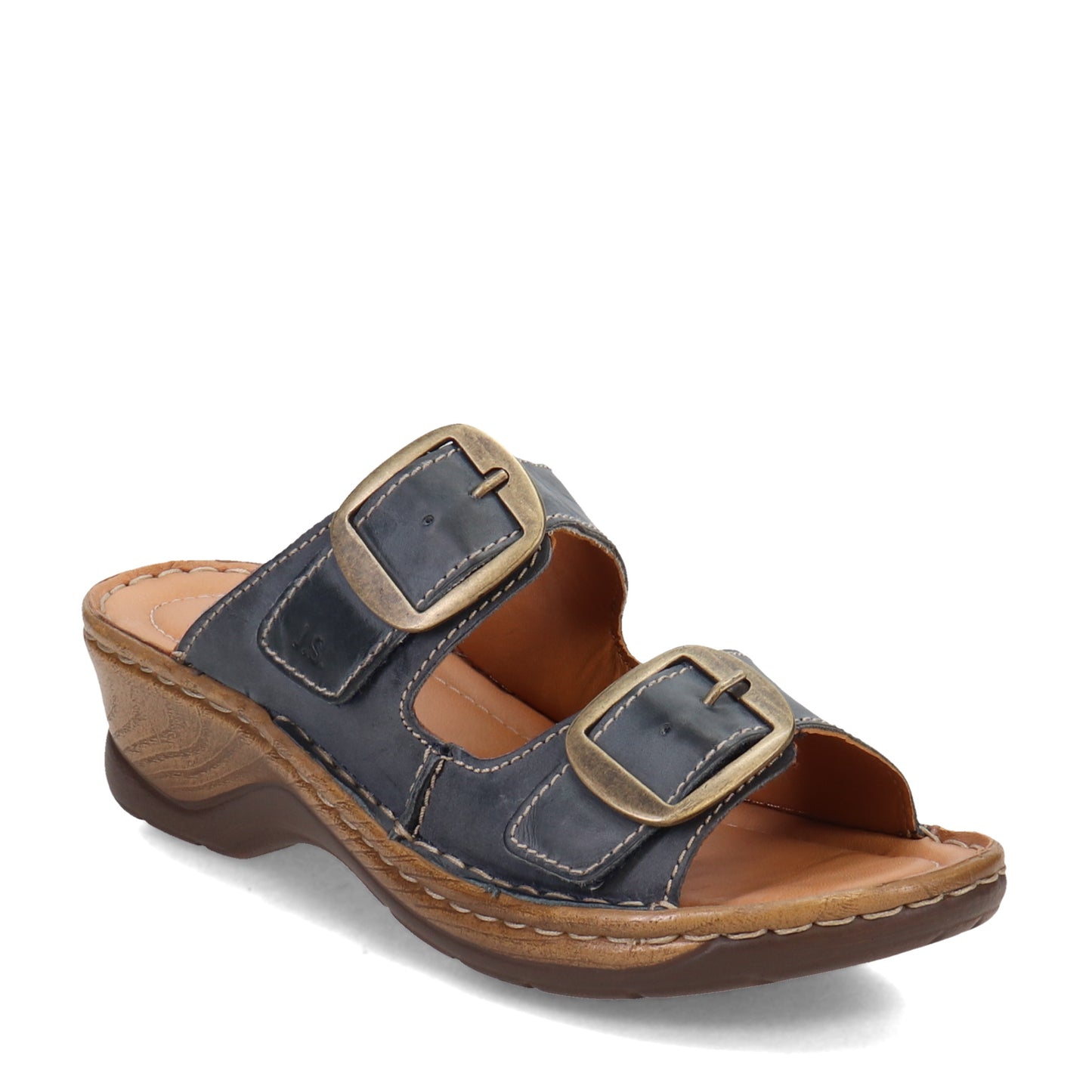Peltz Shoes Women's Josef Seibel Catalonia 76 Sandal DARK BLUE 56576-95505