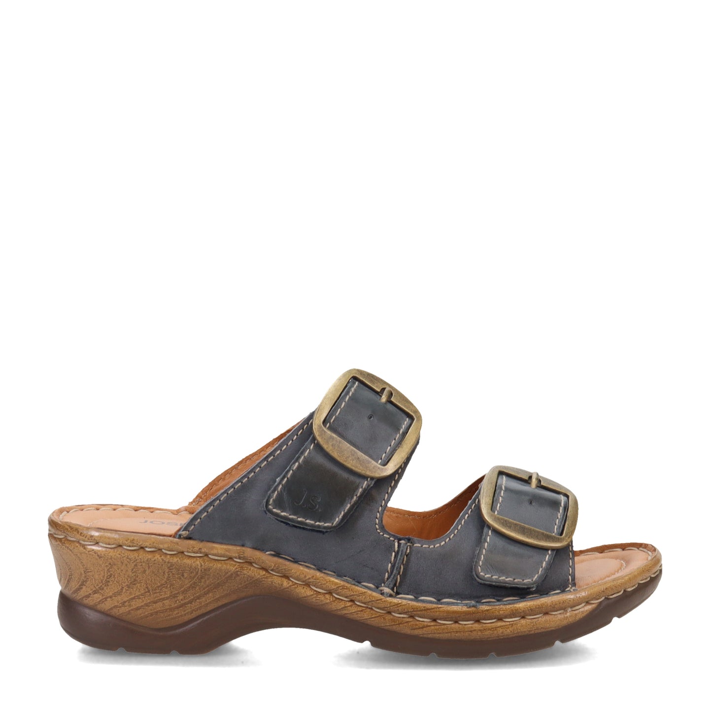 Peltz Shoes Women's Josef Seibel Catalonia 76 Sandal DARK BLUE 56576-95505