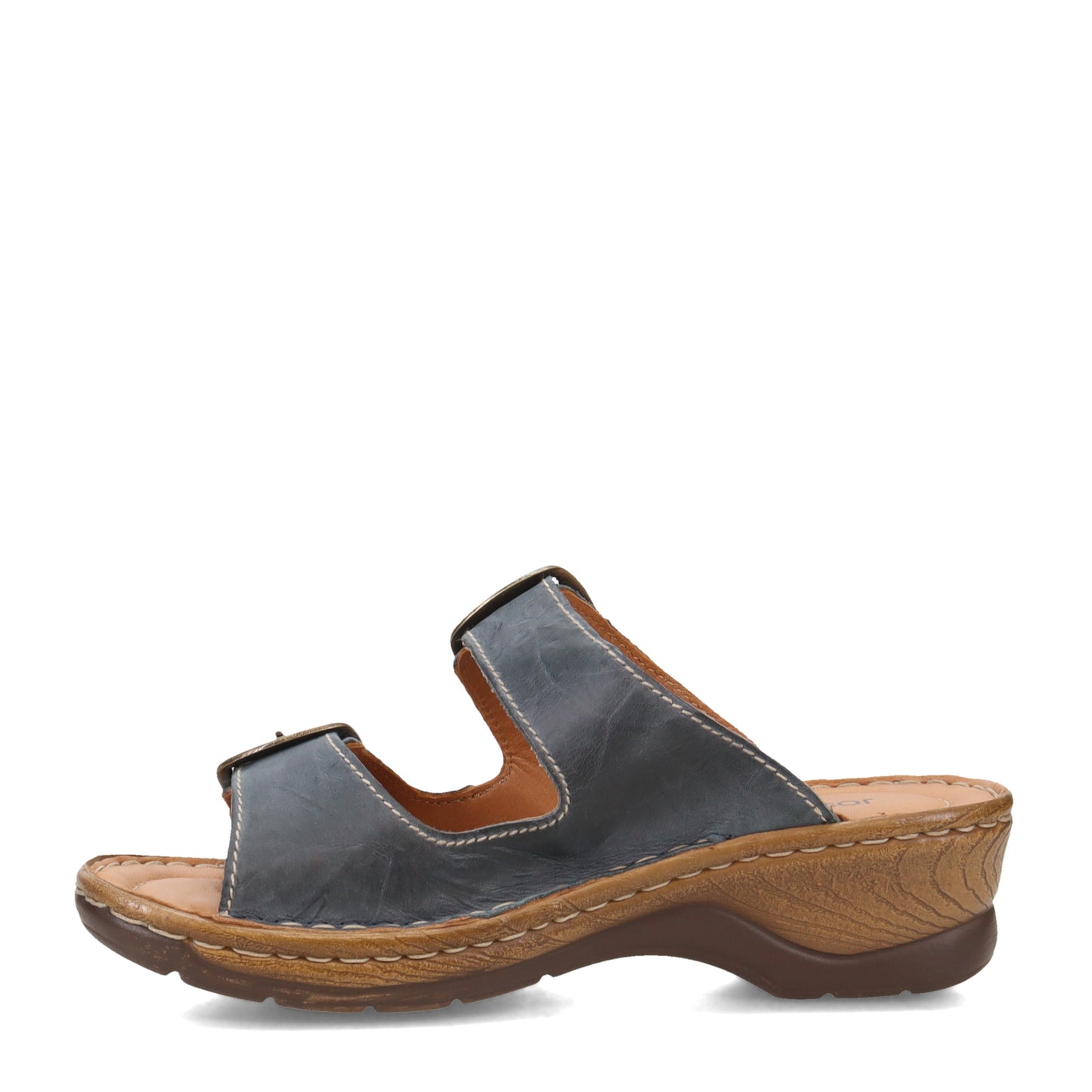 Peltz Shoes Women's Josef Seibel Catalonia 76 Sandal DARK BLUE 56576-95505