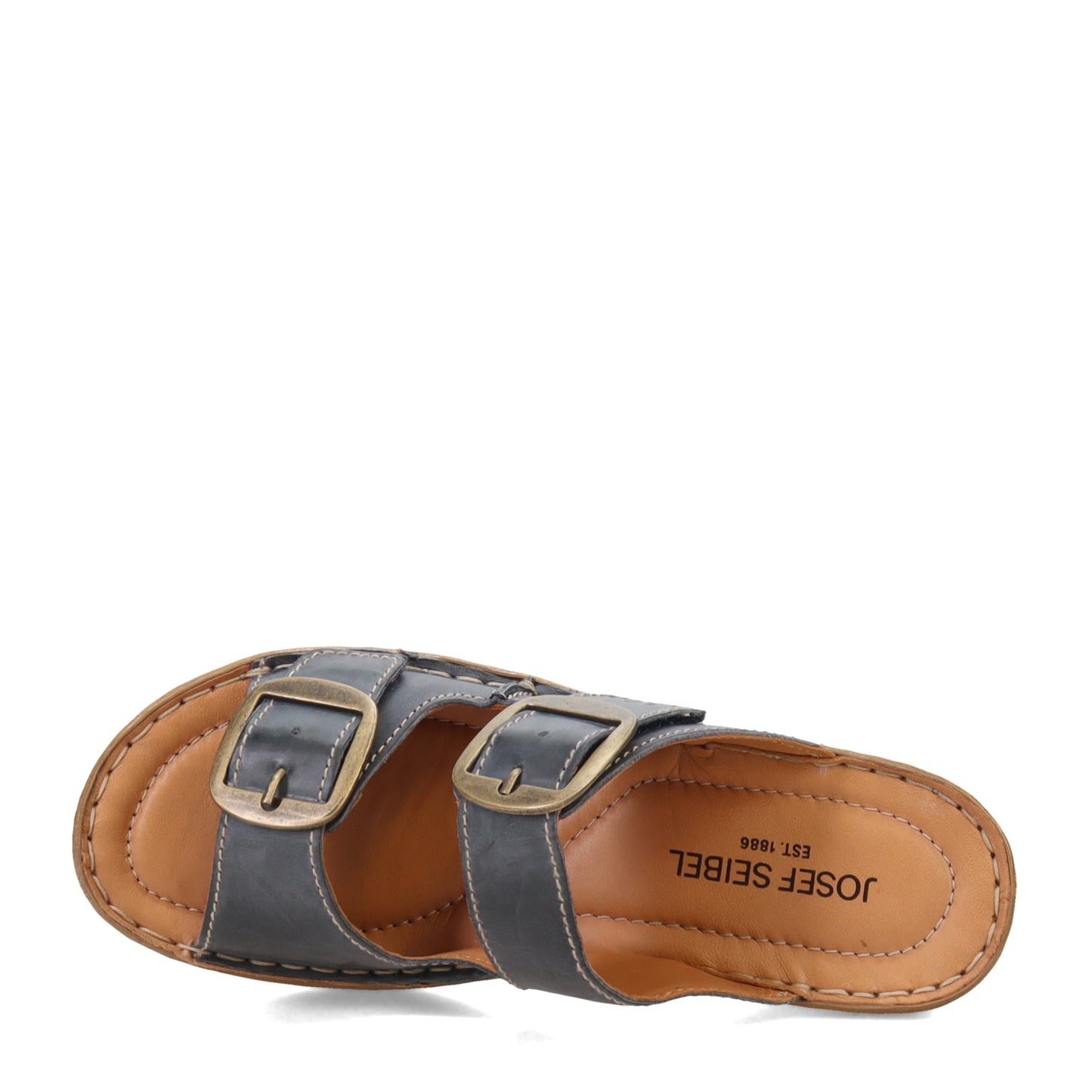 Peltz Shoes Women's Josef Seibel Catalonia 76 Sandal DARK BLUE 56576-95505
