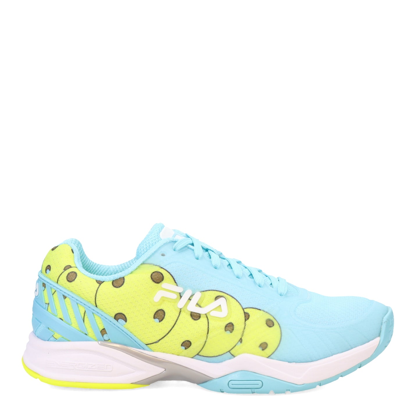 Peltz Shoes Women's Fila Volley Zone Pickleball Shoe BFSH/WHT/SFTY 5PM00598-425