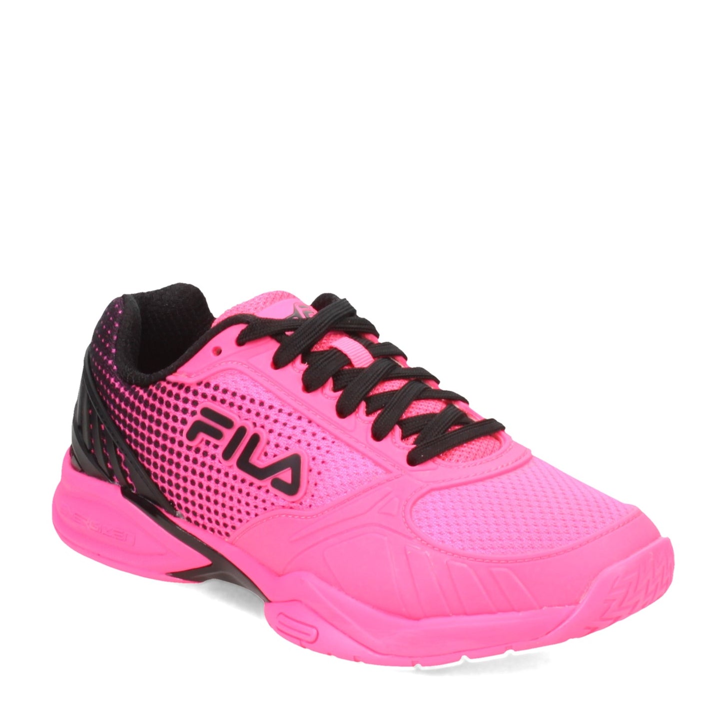 Peltz Shoes Women's Fila Volley Zone Pickleball Shoe KOPK/BLK/KOPK 5PM00599-660