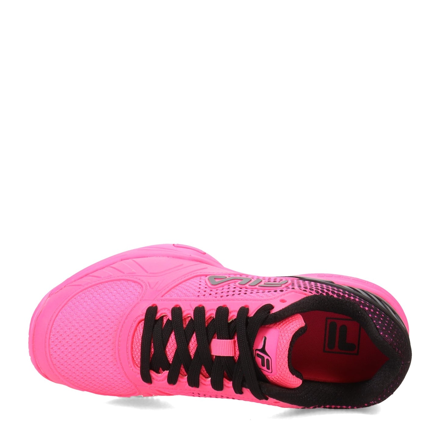 Peltz Shoes Women's Fila Volley Zone Pickleball Shoe KOPK/BLK/KOPK 5PM00599-660
