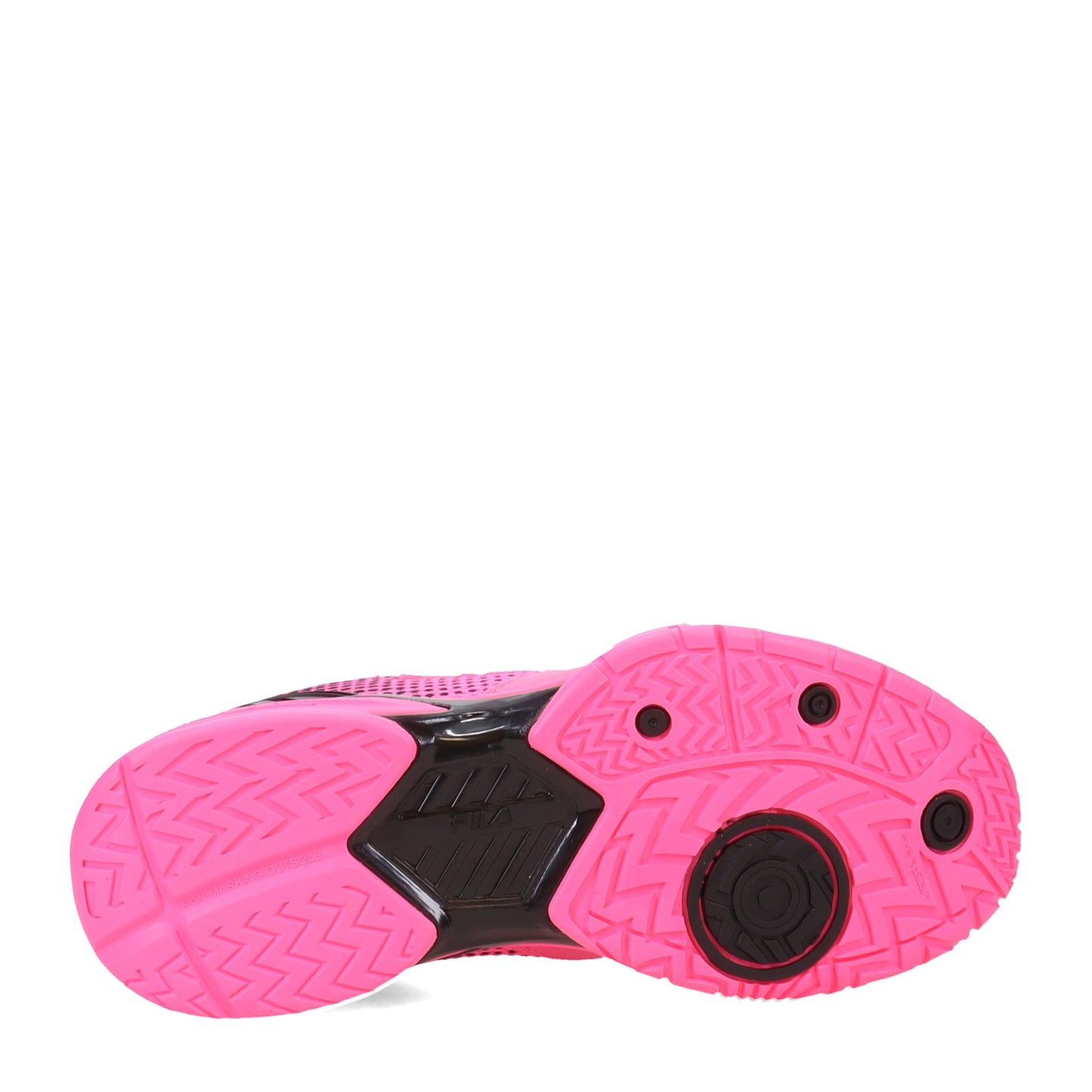 Peltz Shoes Women's Fila Volley Zone Pickleball Shoe KOPK/BLK/KOPK 5PM00599-660