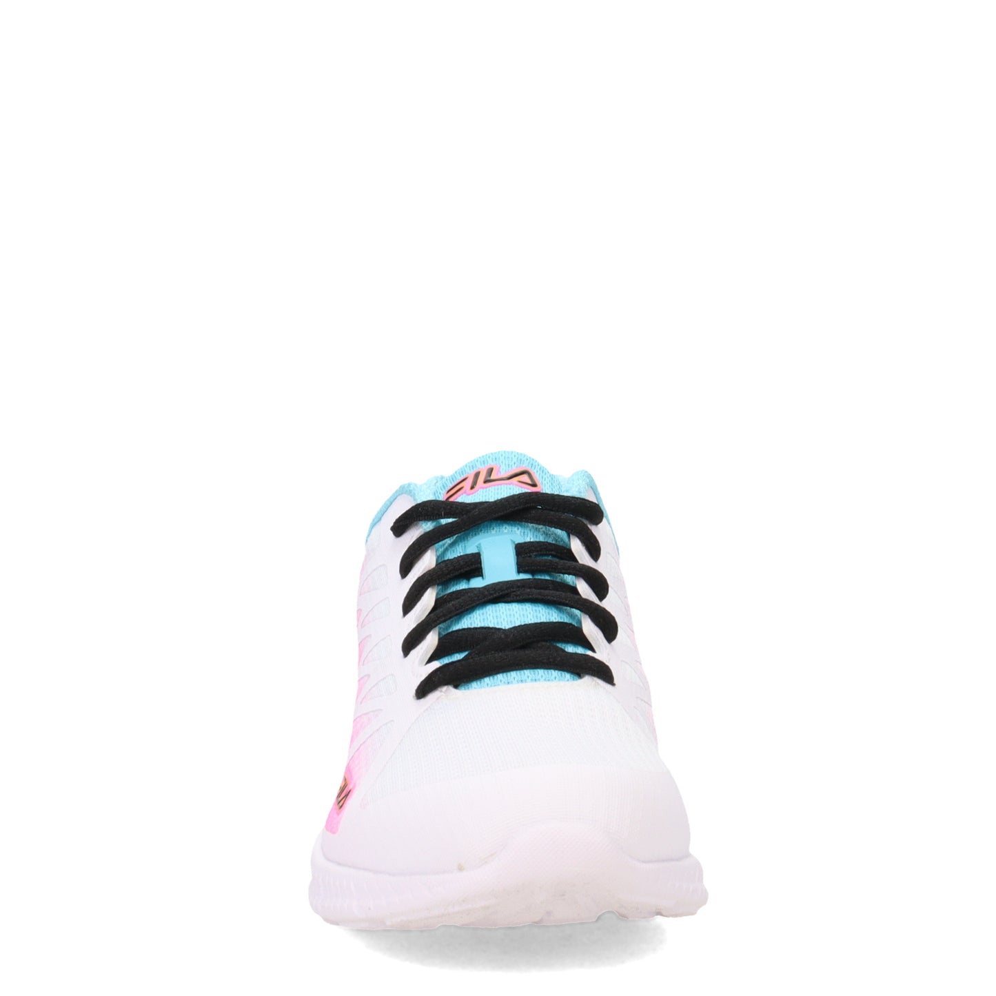 Peltz Shoes Women's Fila Memory Fantom 6 Running Shoe WHITE MULTI 5RM01650-149