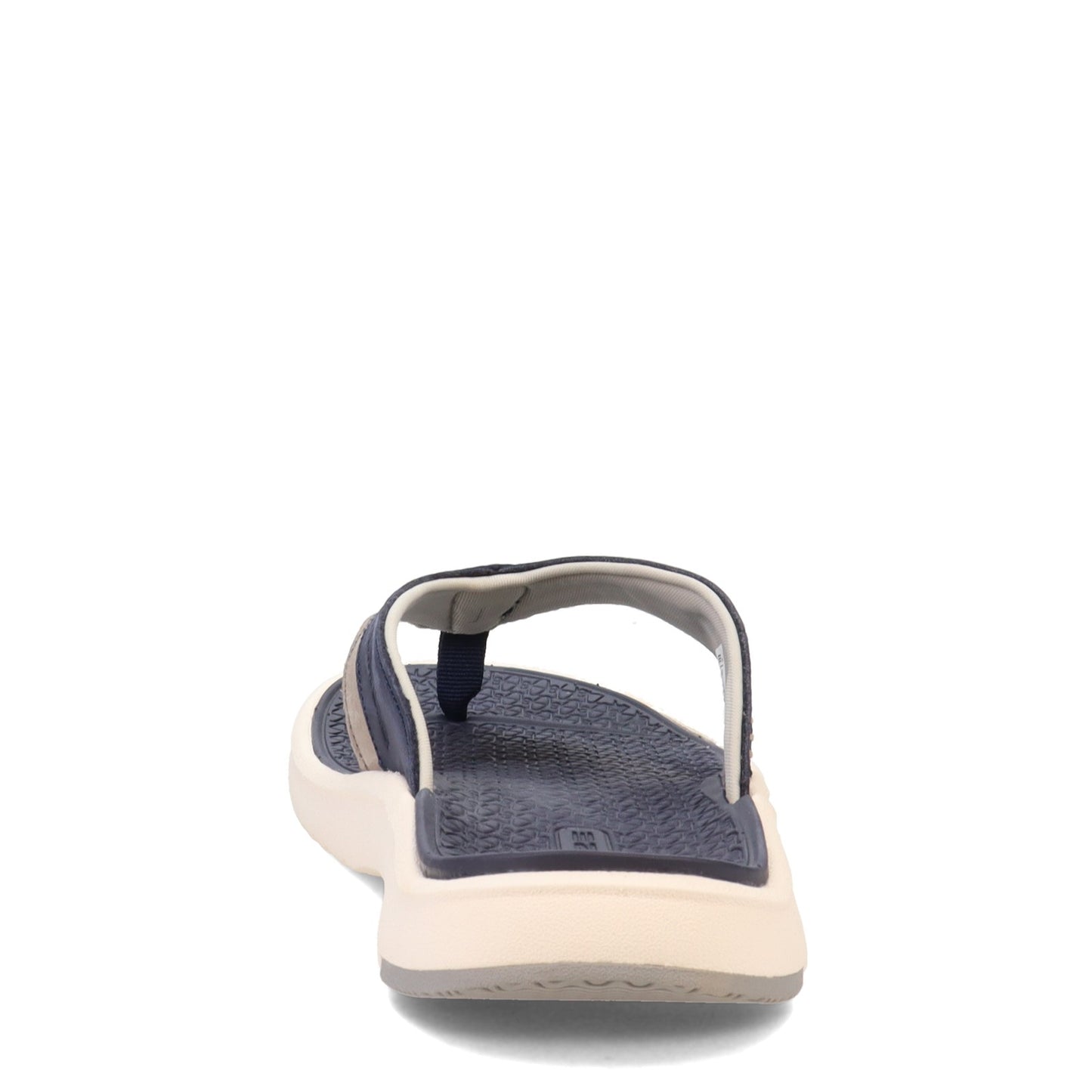 Peltz Shoes Men's Skuze Stingray Sandal GREY NAVY 6-01