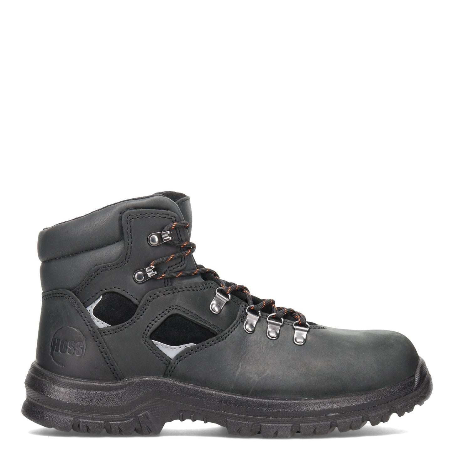Peltz Shoes Men's Hoss Adam Steel Toe Work Boot BLACK 60122
