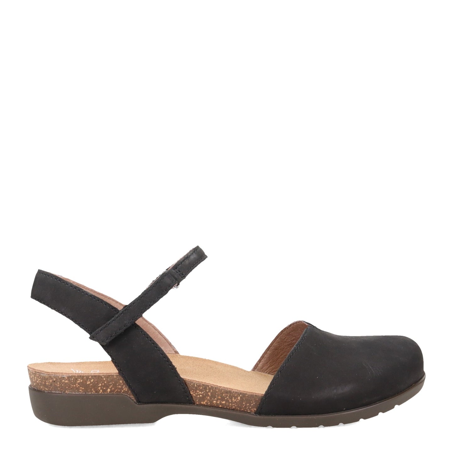 Peltz Shoes Women's Dansko Rowan Flat Black 6025-105300