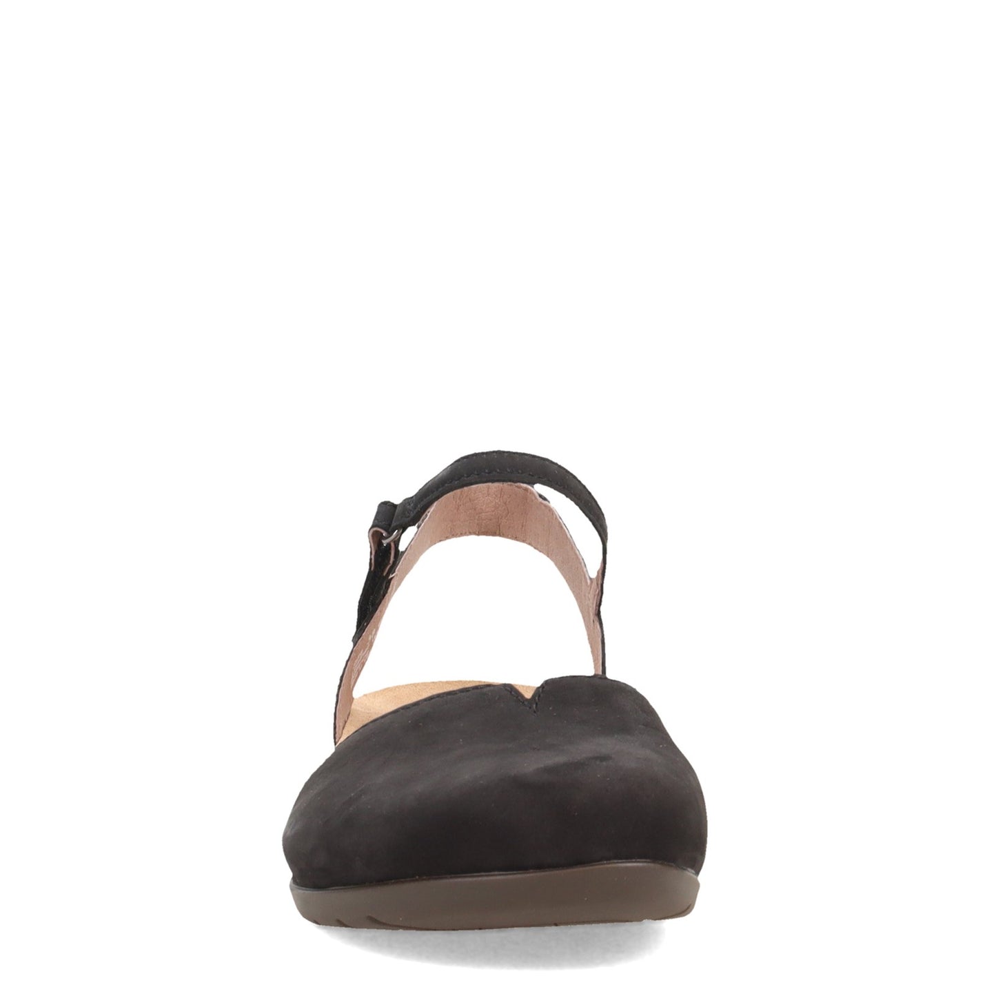 Peltz Shoes Women's Dansko Rowan Flat Black 6025-105300