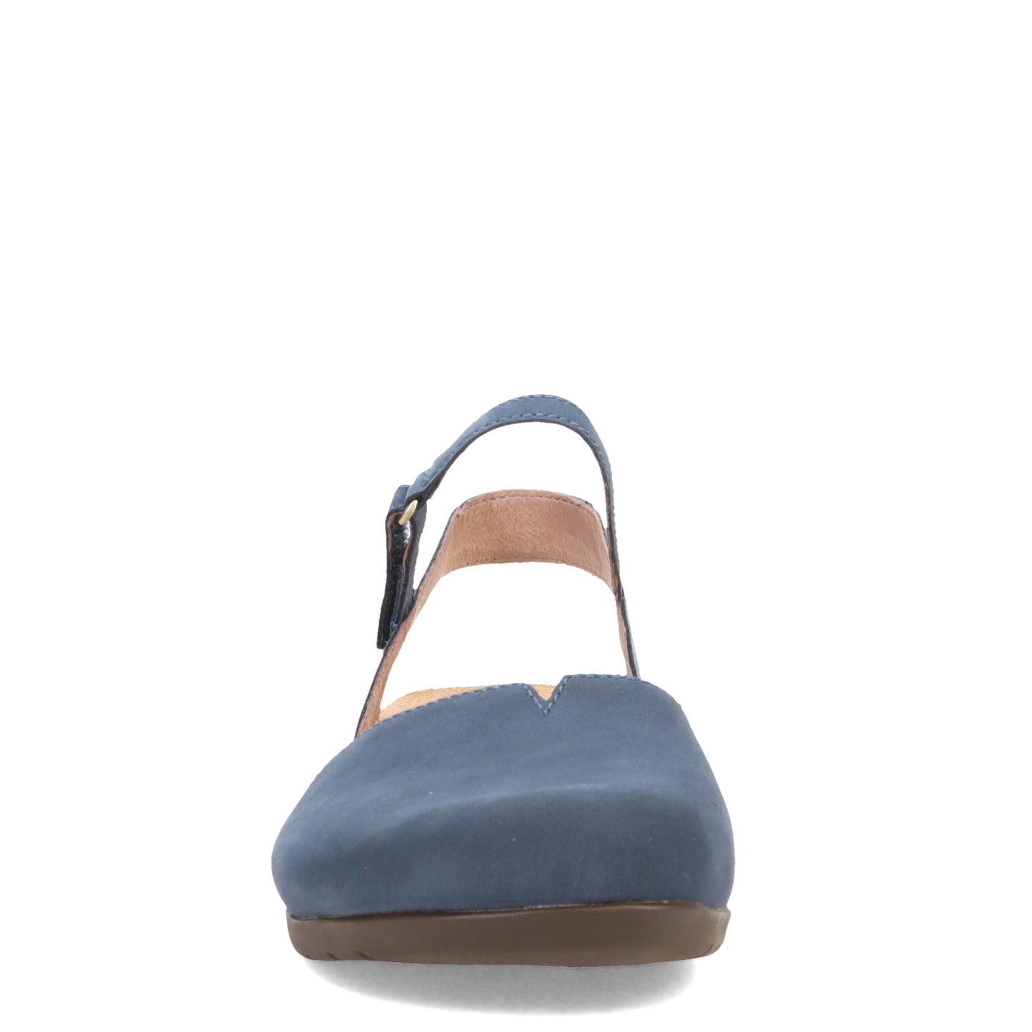 Peltz Shoes Women's Dansko Rowan Flat Navy 6025-755300
