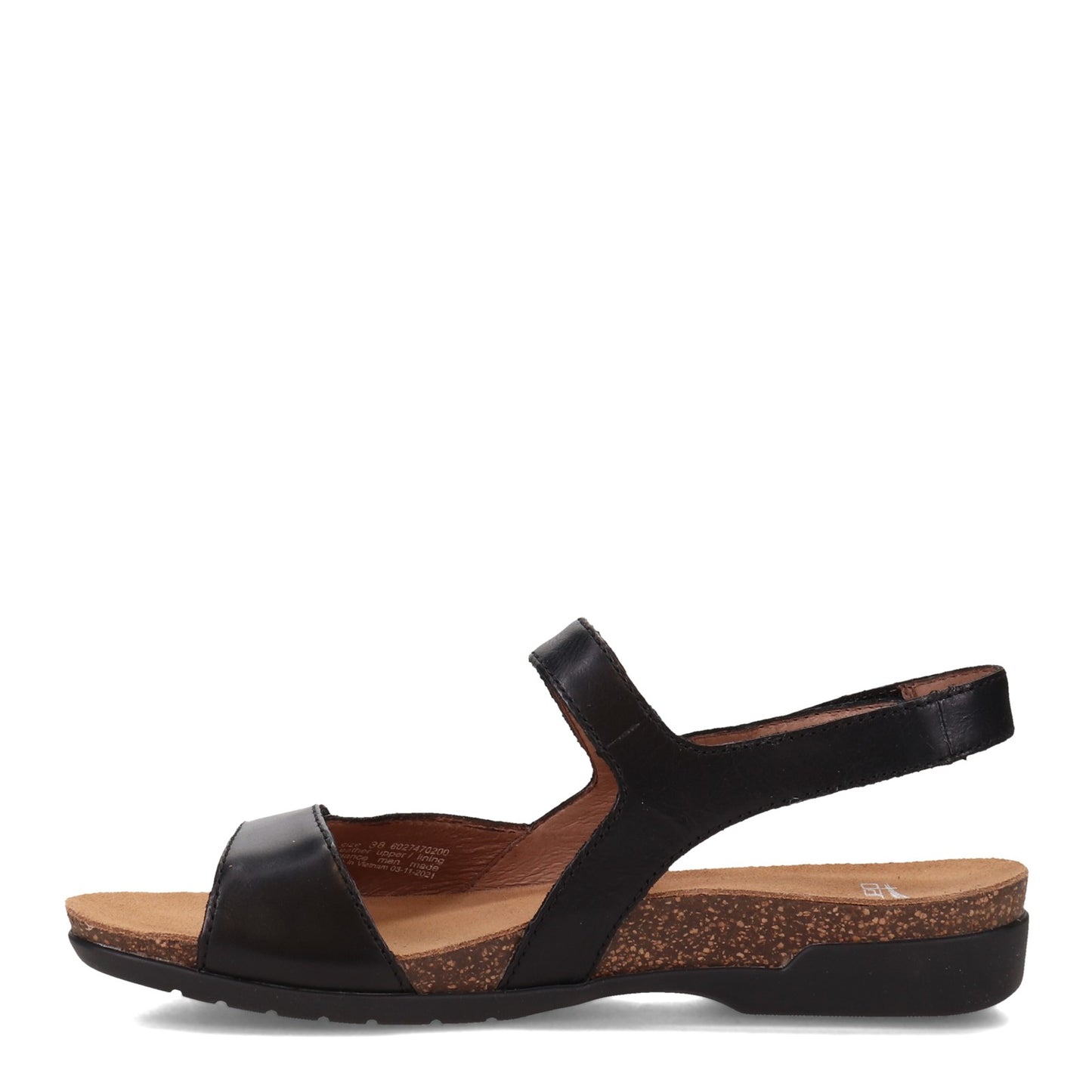Peltz Shoes Women's Dansko Ronda Sandal Black 6027-470200
