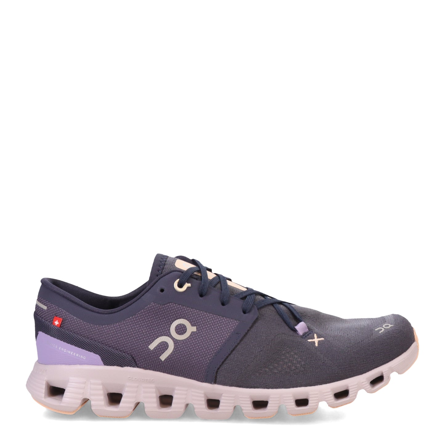 Peltz Shoes Women's On Running Cloud X 3 Running Shoe IRON/FADE 60.98097