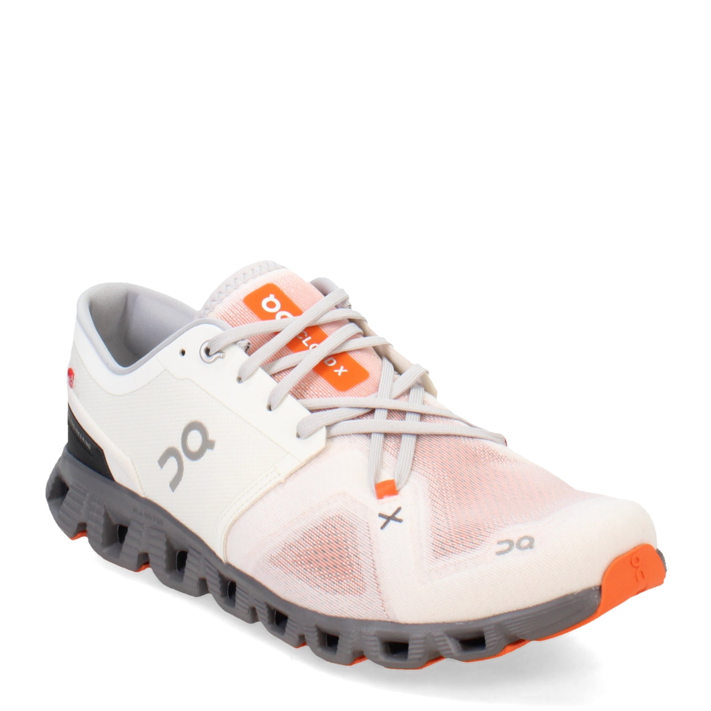 Peltz Shoes Men's On Running Cloud X 3 Running Shoe Ivory/Alloy 60.98254