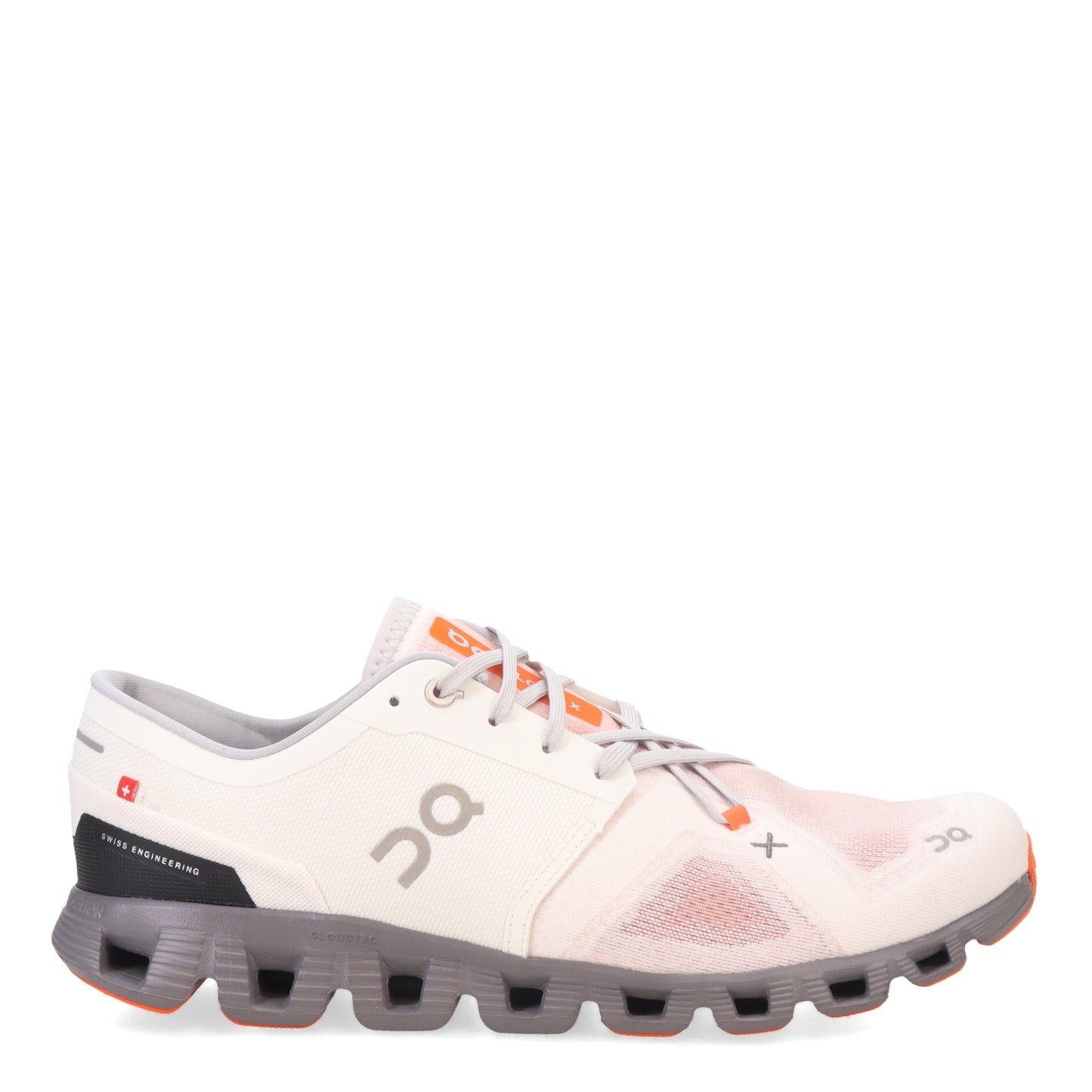 Peltz Shoes Men's On Running Cloud X 3 Running Shoe Ivory/Alloy 60.98254