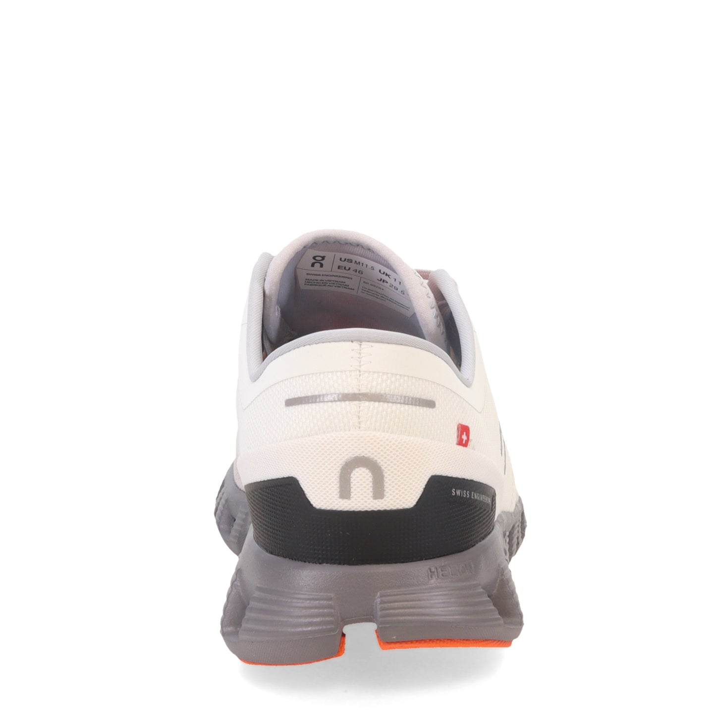Peltz Shoes Men's On Running Cloud X 3 Running Shoe Ivory/Alloy 60.98254
