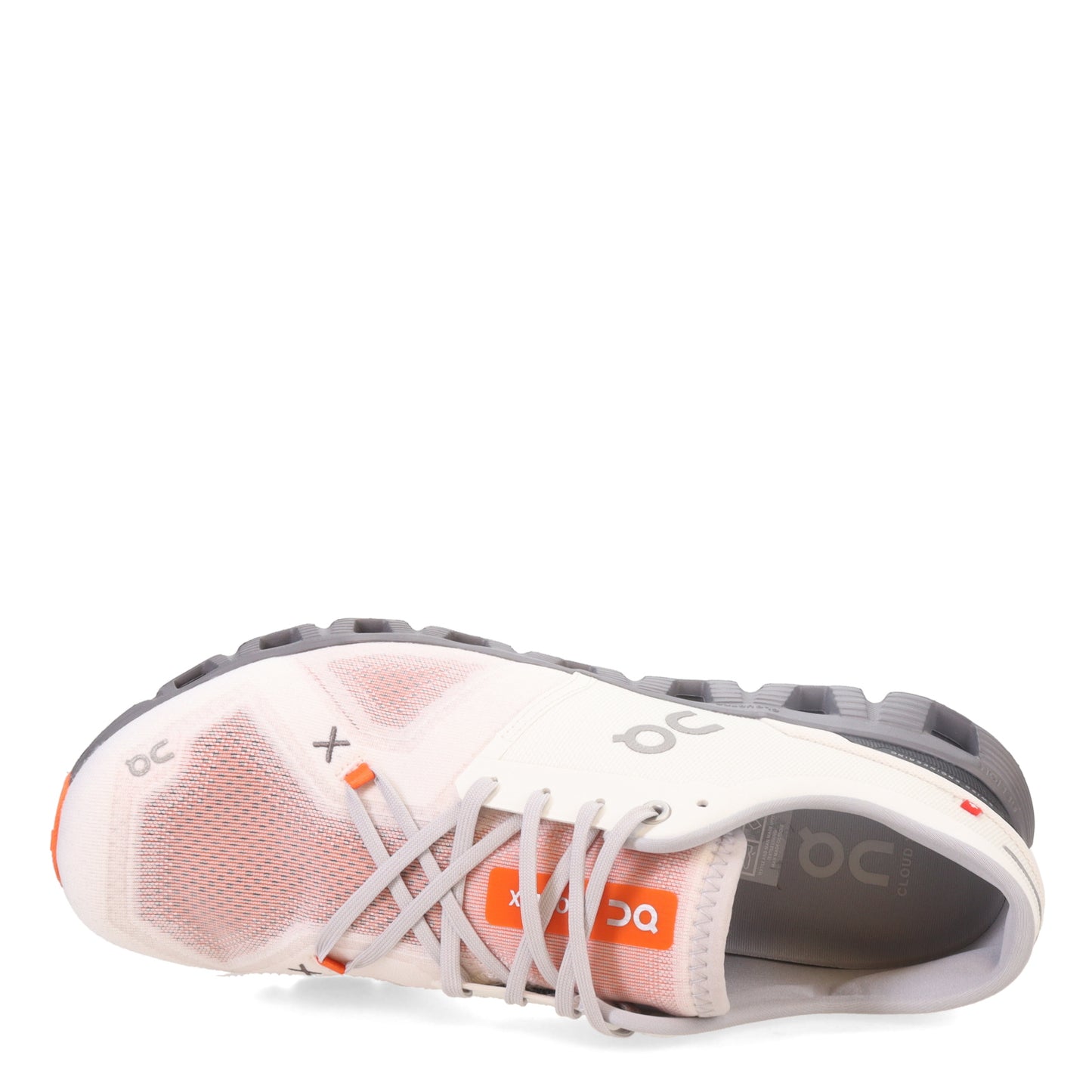 Peltz Shoes Men's On Running Cloud X 3 Running Shoe Ivory/Alloy 60.98254