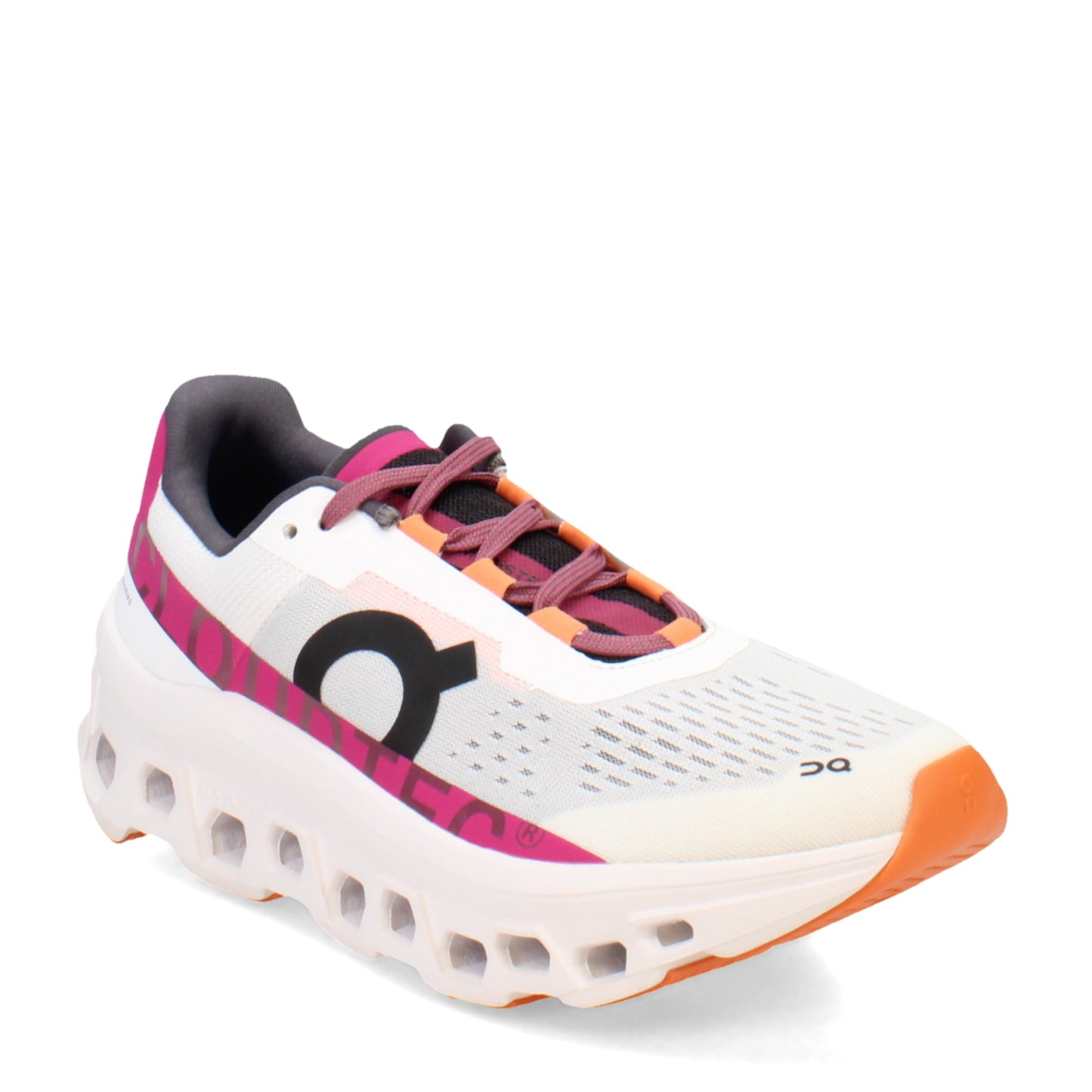 Peltz Shoes Women's On Running Cloudmonster Running Shoe Undyed White Multi 61.98129