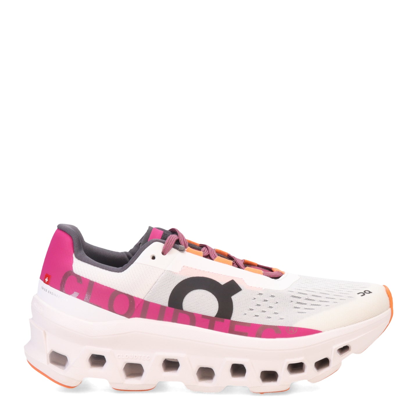 Peltz Shoes Women's On Running Cloudmonster Running Shoe Undyed White Multi 61.98129