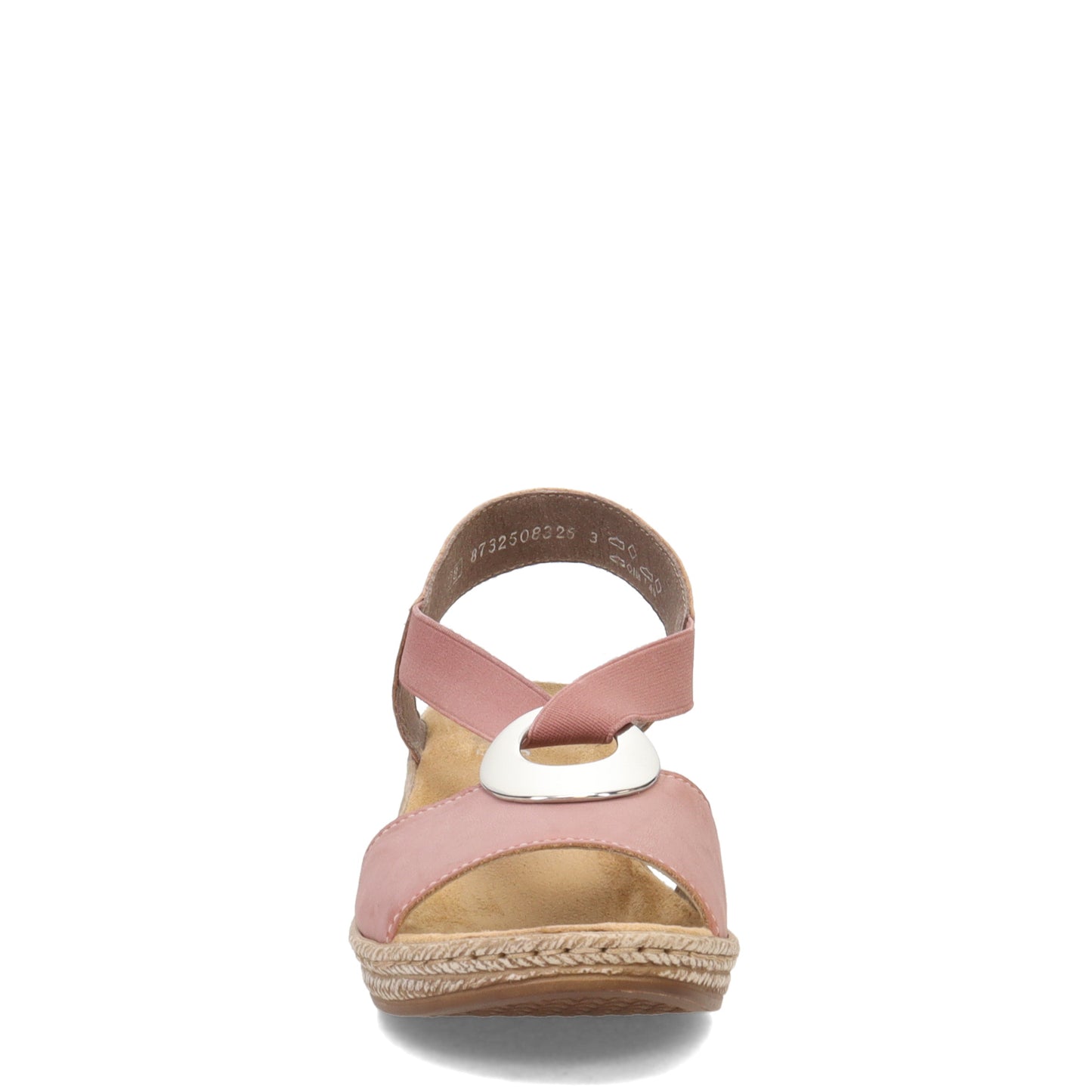 Peltz Shoes Women's Rieker Fanni H6 Sandal DARKROSE 624H6-31