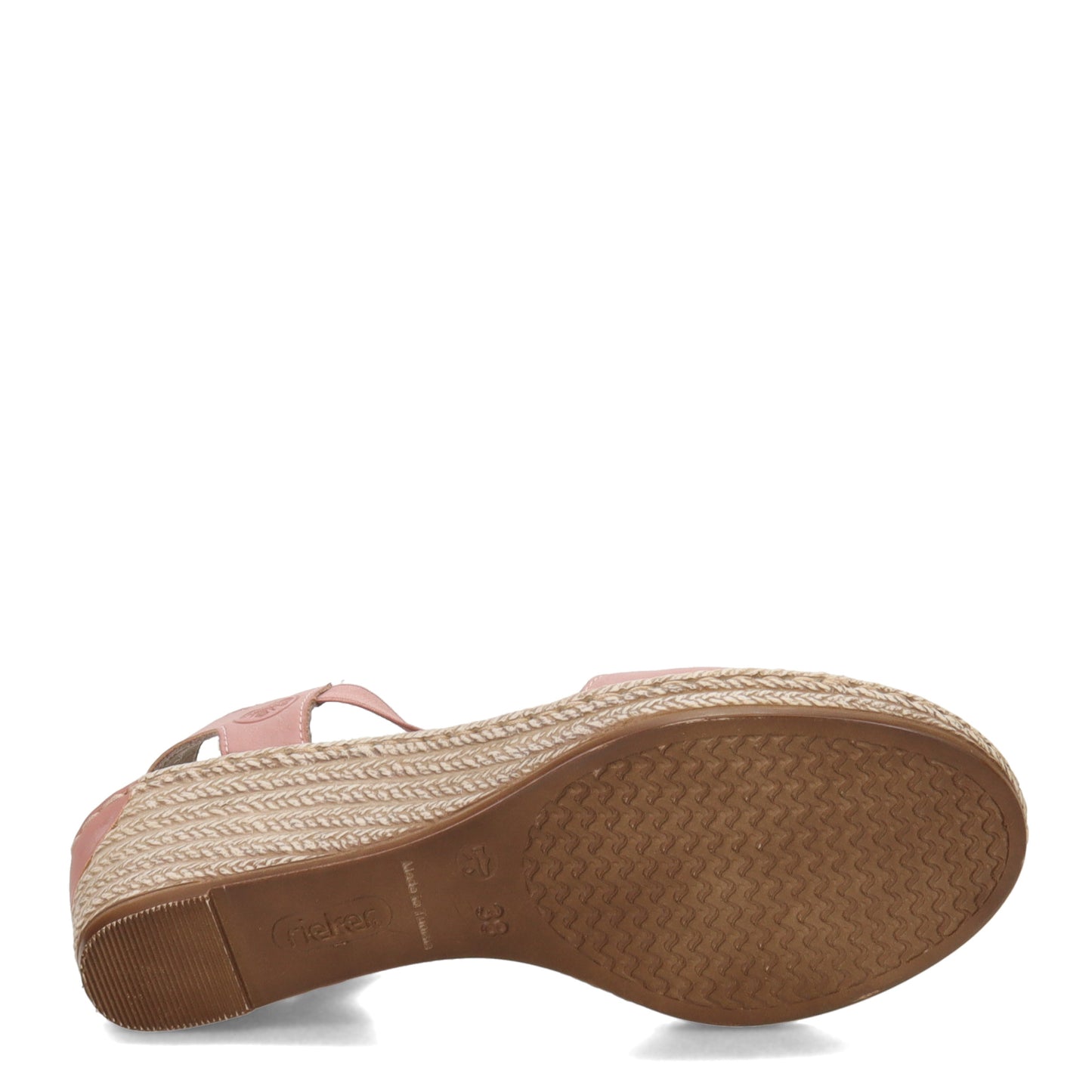 Peltz Shoes Women's Rieker Fanni H6 Sandal DARKROSE 624H6-31