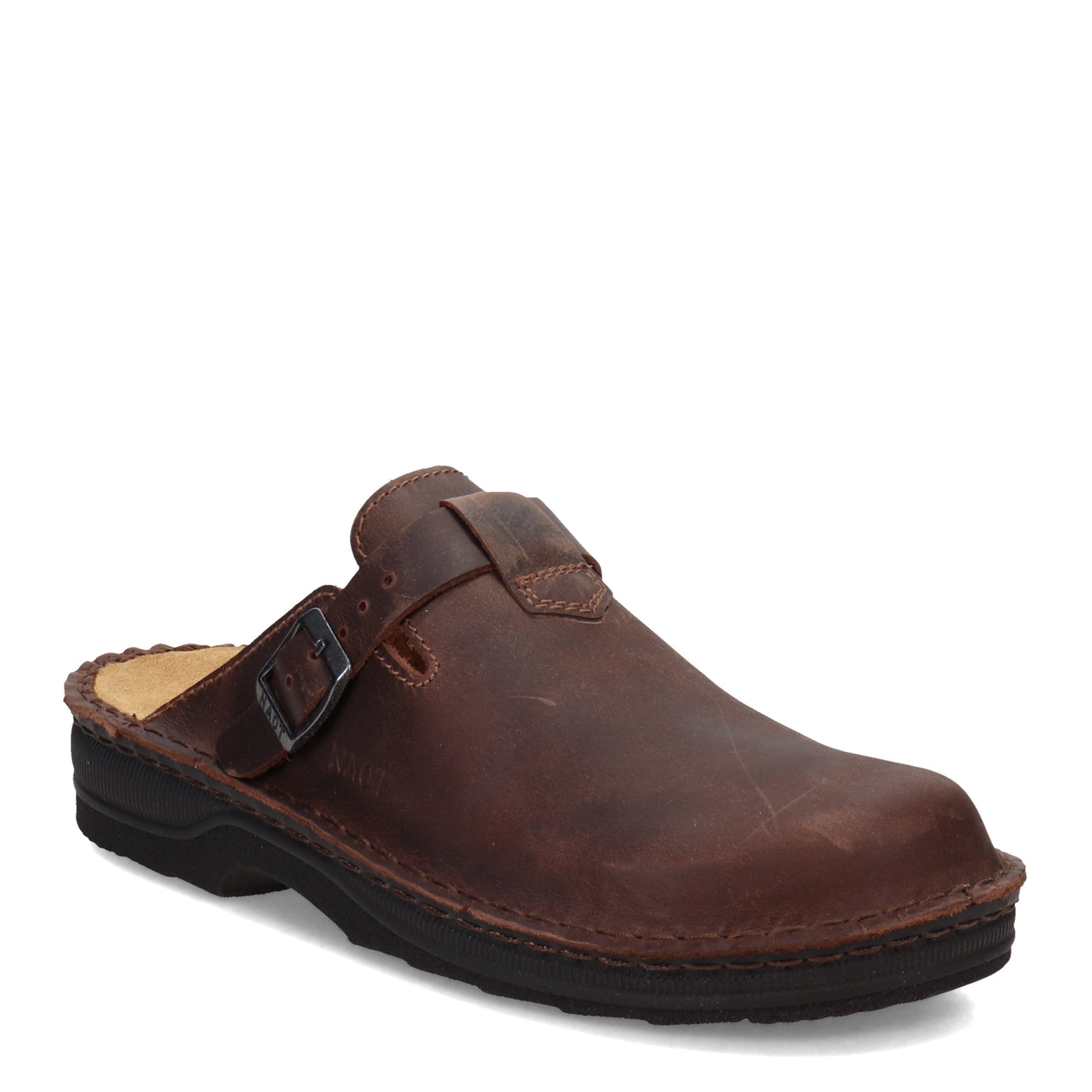 Peltz Shoes Men's Naot Fiord Clog Crazy Horse Brown 62721-483