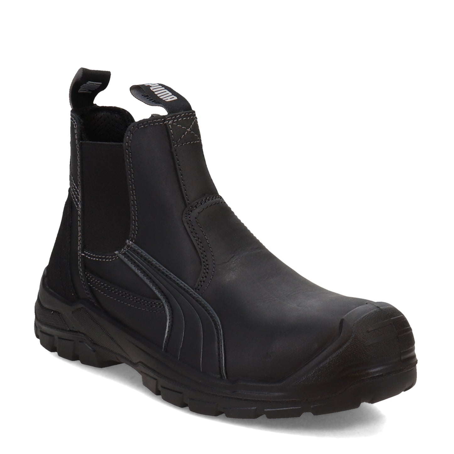 Peltz Shoes Men's PUMA Safety Tanami Mid Comp Toe Boot BLACK 630345