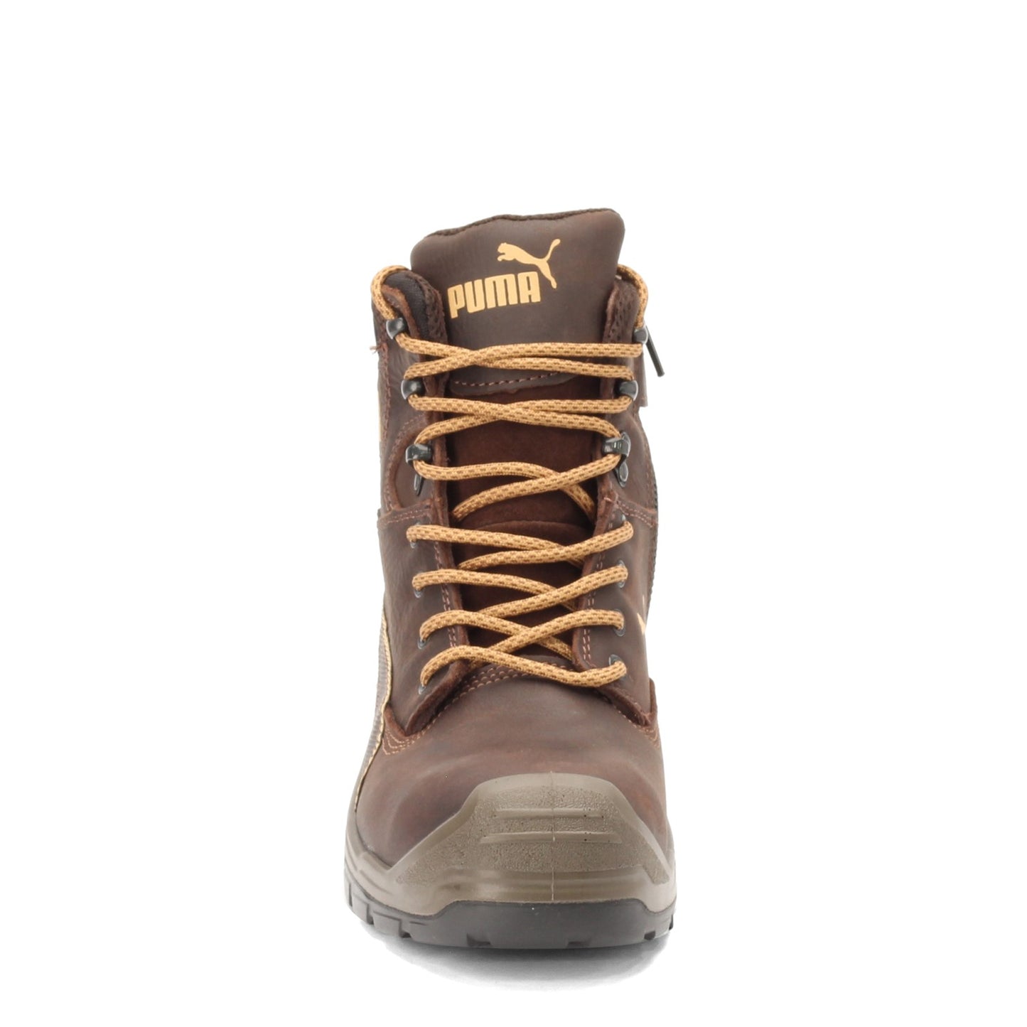 Peltz Shoes Men's Puma Safety Conquest 7 Inch CTX Waterproof Boot BROWN 630655