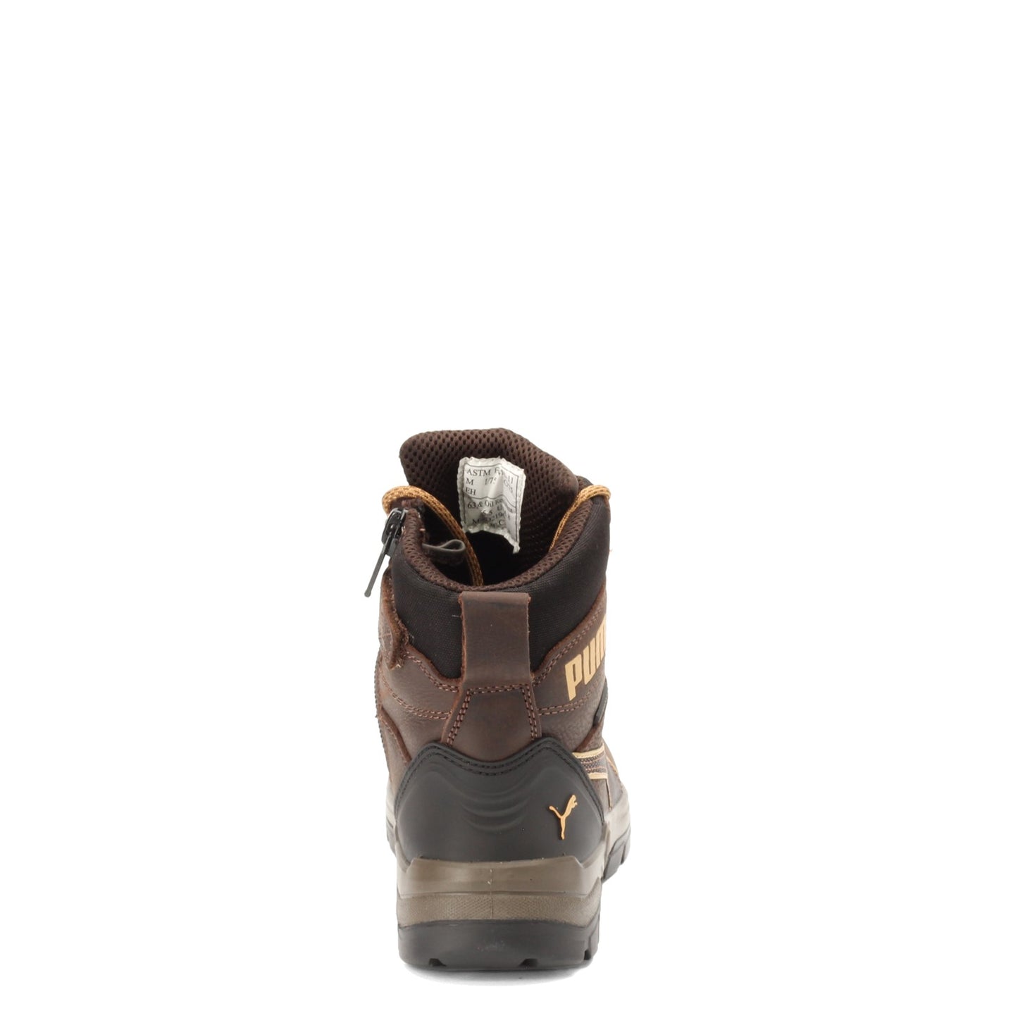 Peltz Shoes Men's Puma Safety Conquest 7 Inch CTX Waterproof Boot BROWN 630655