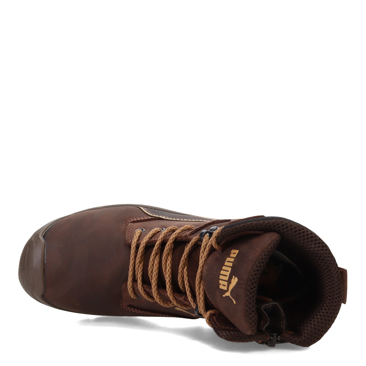 Peltz Shoes Men's Puma Conquest 7 Inch Soft Toe Work Boot BROWN 630915