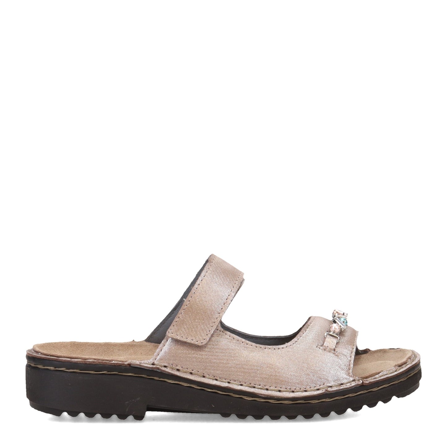 Peltz Shoes Women's Naot Johanna Sandal SILVER 63092-B33