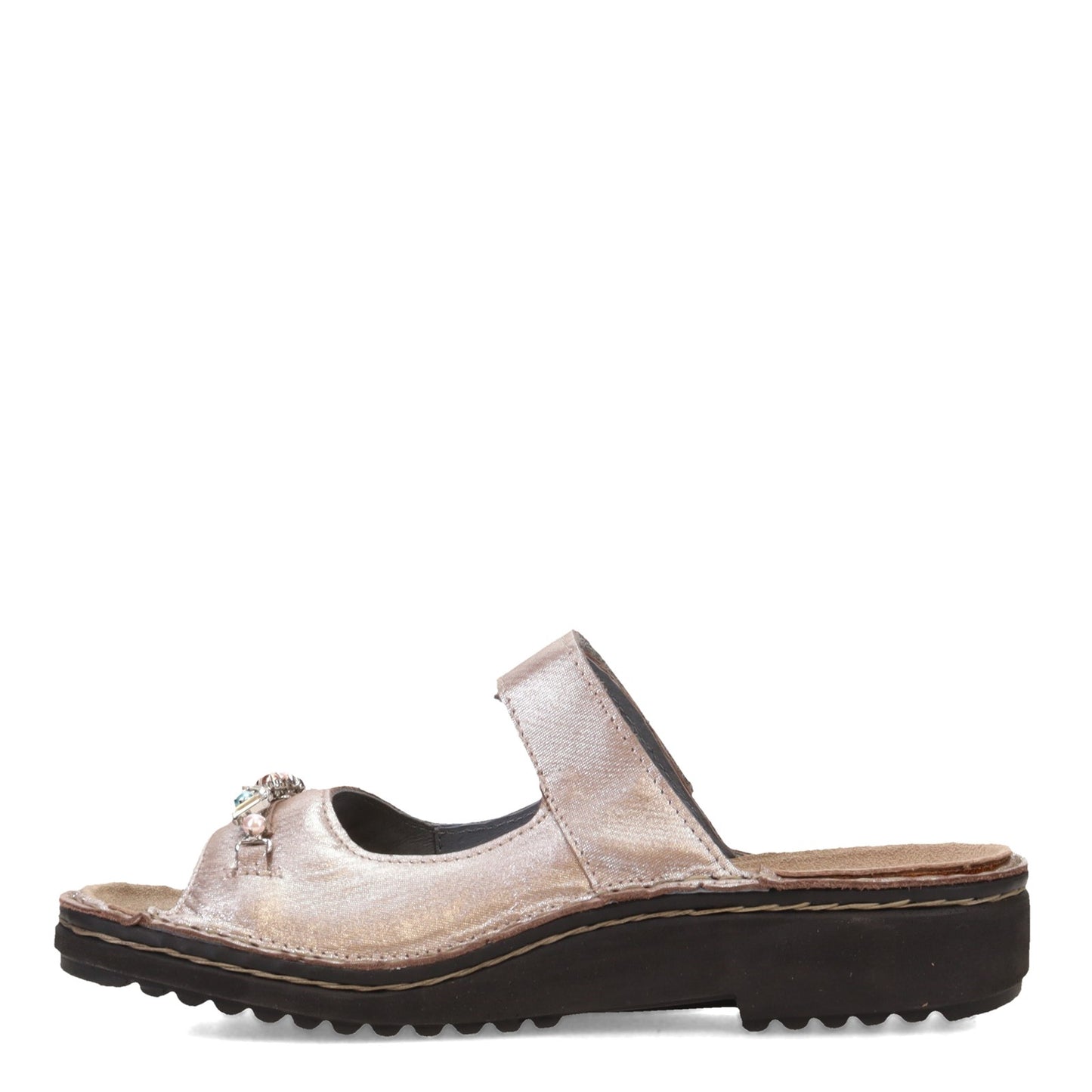 Peltz Shoes Women's Naot Johanna Sandal SILVER 63092-B33