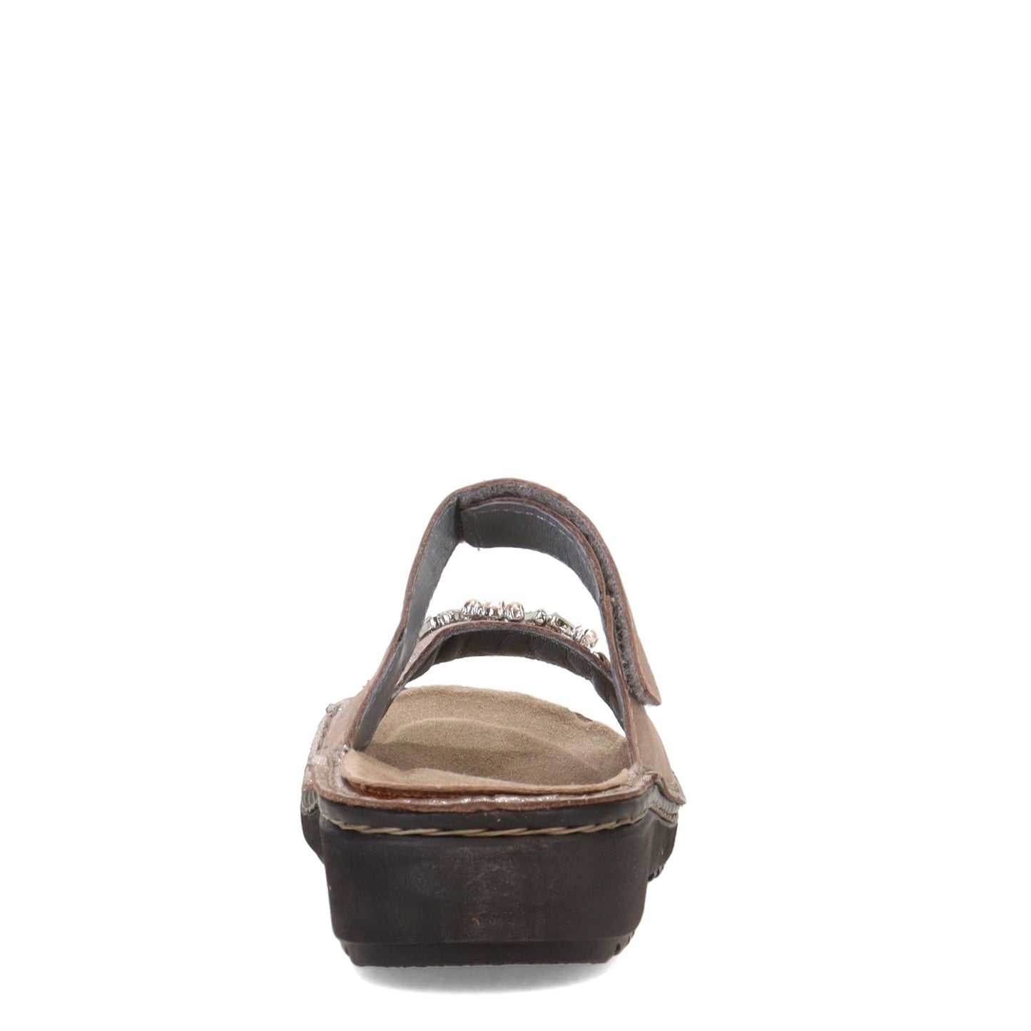 Peltz Shoes Women's Naot Johanna Sandal SILVER 63092-B33